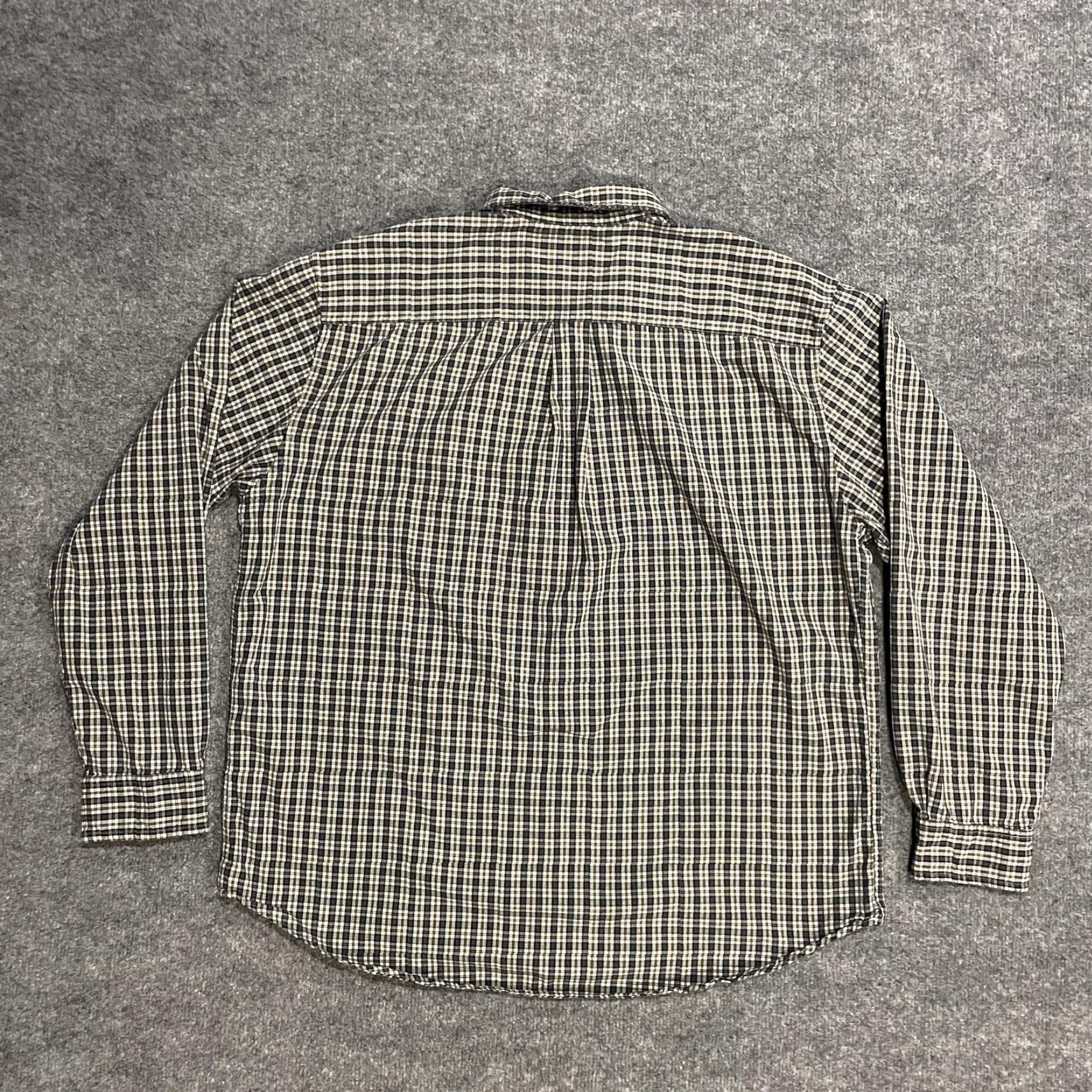 Abercrombie & Fitch VINTAGE Abercrombie & Fitch Button-Down Shirt Mens L Plaid Shirt Blue Black Gold Pattern Casual Shirt Size US L / EU 52-54 / 3 - 3 Thumbnail