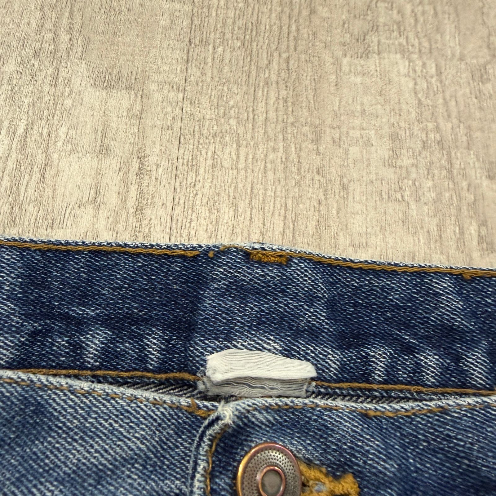 Vintage Vintage Faded Jeans Men's 36x27 Blue Denim Western Grunge Size US 36 / EU 52 - 4 Thumbnail