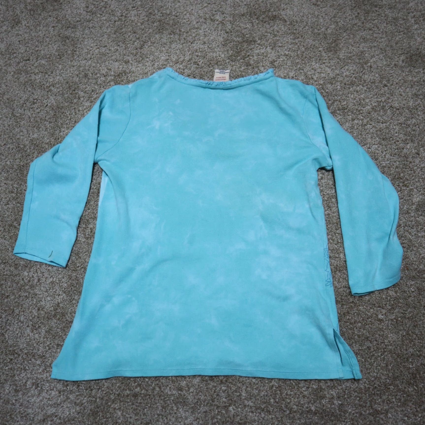 Faded Glory Fadded Glory T-shirt Light Blue V-Neck Bling Sparkle Women's Size M Medium Size M / US 6-8 / IT 42-44 - 8 Thumbnail