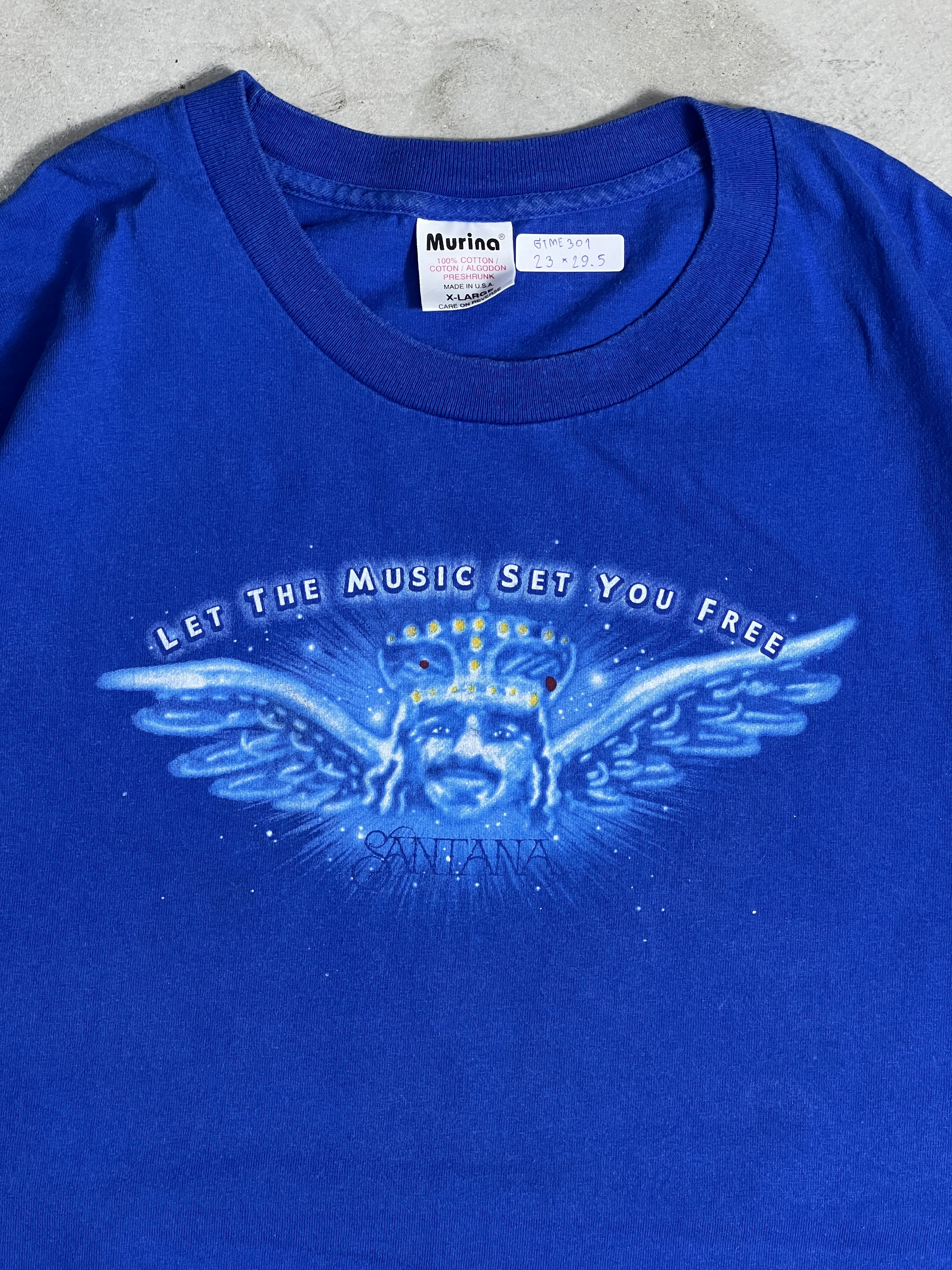 Band Tees Vintage 90s Santana Supernatural Album Promo (XL) GTME301 Size US XL / EU 56 / 4 - 6 Thumbnail