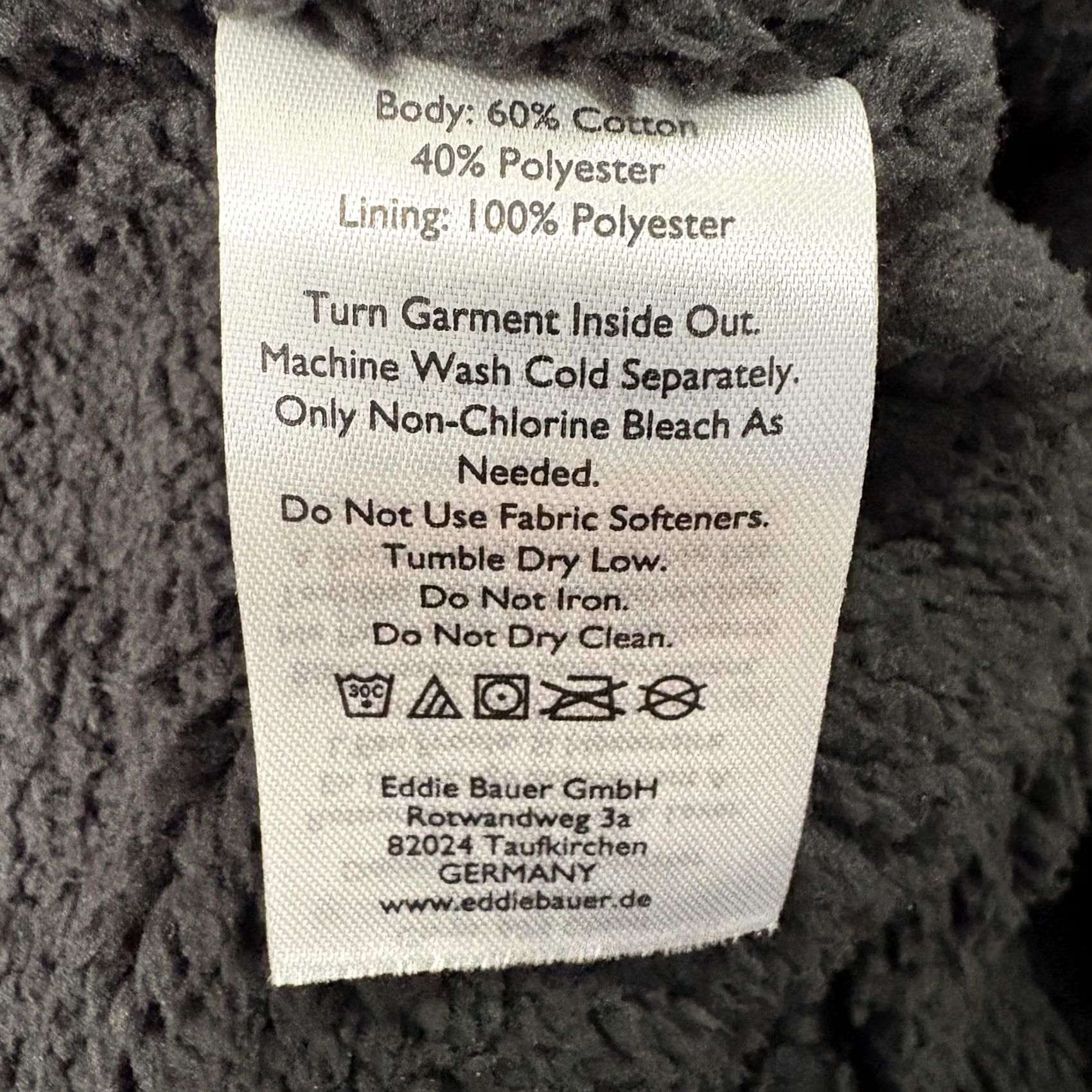 Eddie Bauer Eddie Bauer Fleece Lined Joggers Womens Large Black Drawstring Workwear Hiking Pants Size 36" / US 14 / IT 50 - 3 Thumbnail