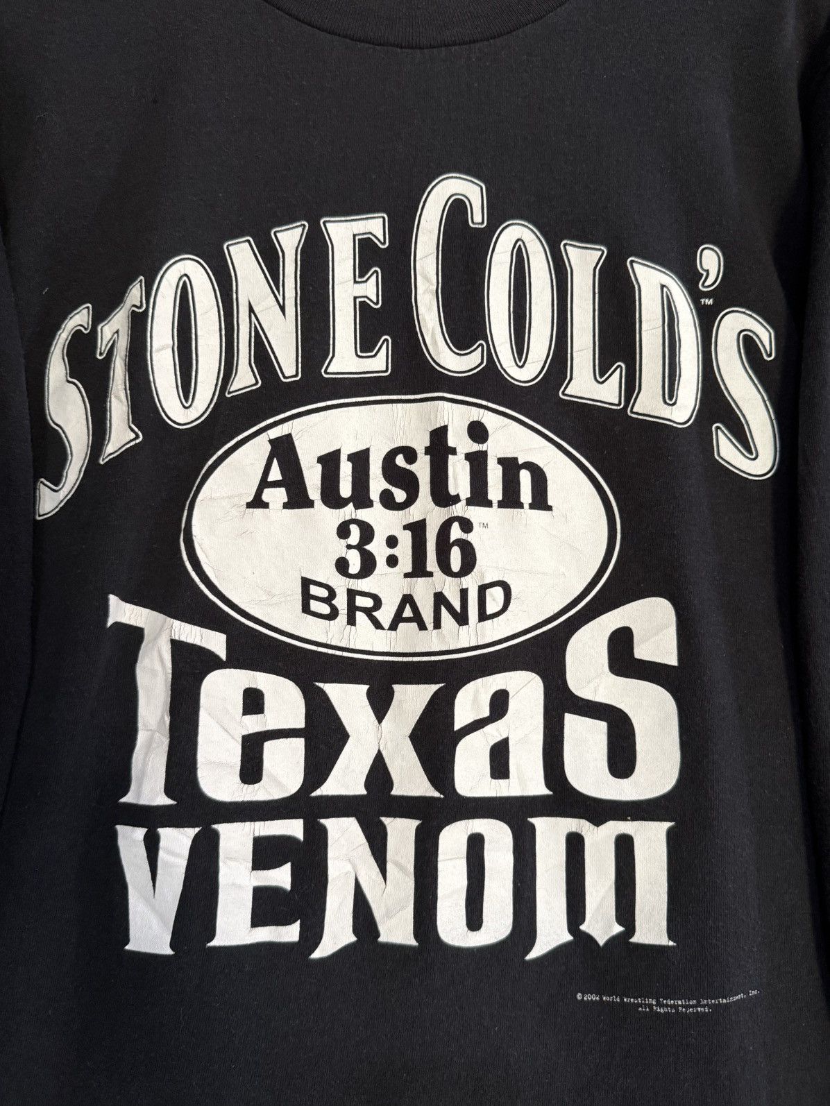 WWF Rare Vintage Stone Cold Texas Venom Austin Brand Faded Tee Size US L / EU 52-54 / 3 - 3 Thumbnail