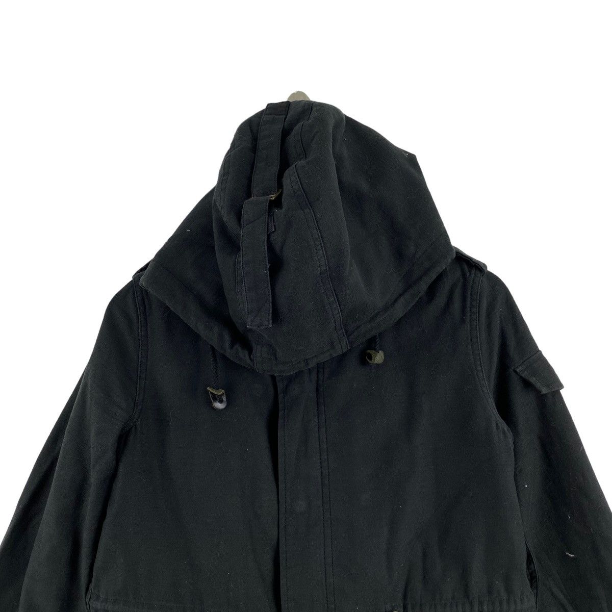 Japanese Brand SLY MILITARY Japanese Punk Brand Black Parka Jacket Size S / US 4 / IT 40 - 2 Thumbnail