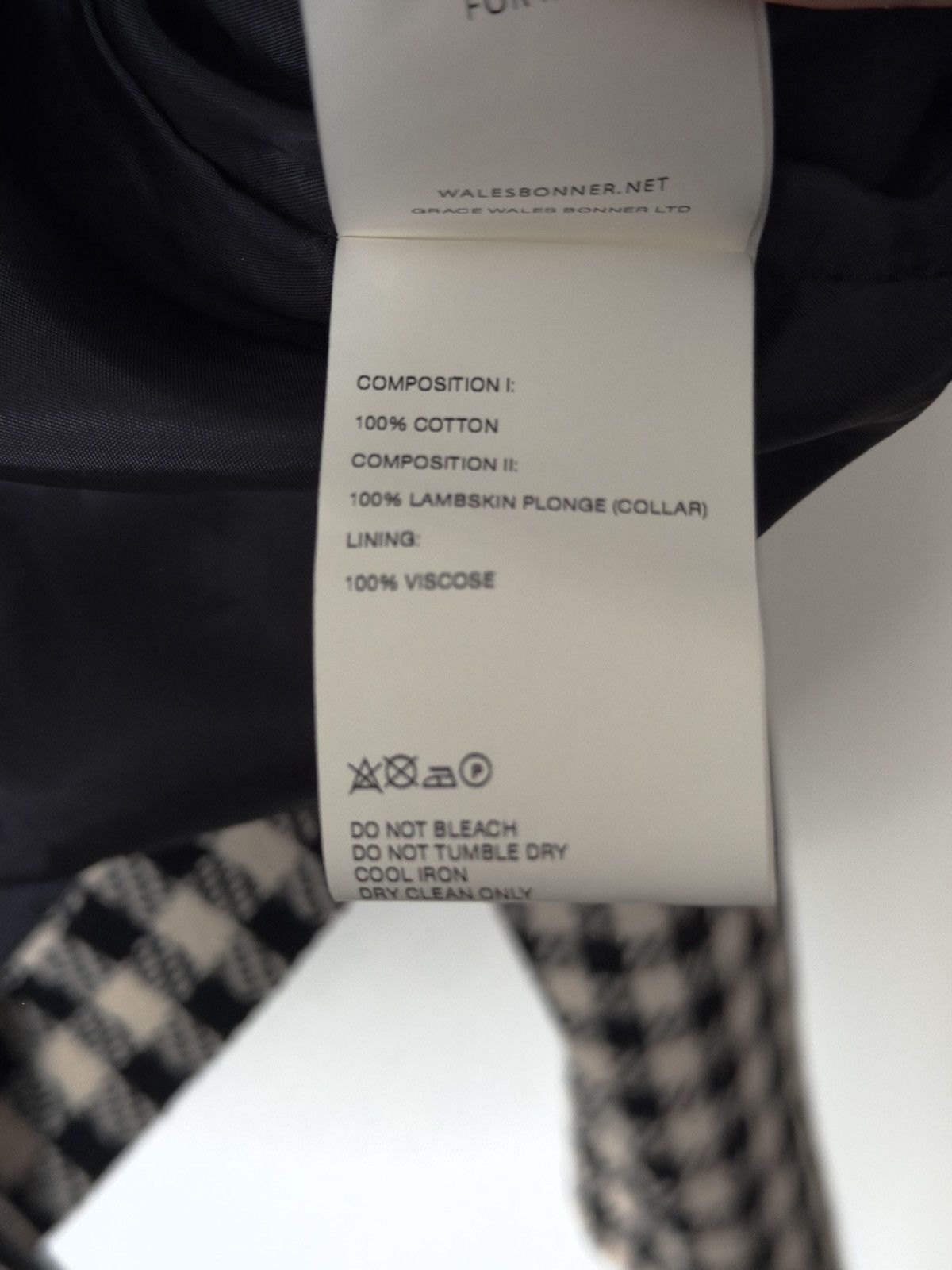 Wales Bonner Wales Bonner Checkered Jacket AW17 Size M / US 6-8 / IT 42-44 - 10 Thumbnail