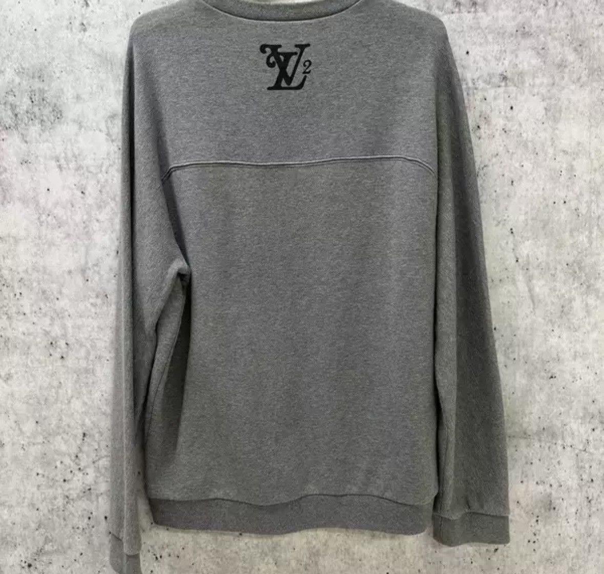 Louis Vuitton Louis Vuitton Nigo collaboration grey round neck hoodie Size US XXL / EU 58 / 5 - 2 Thumbnail