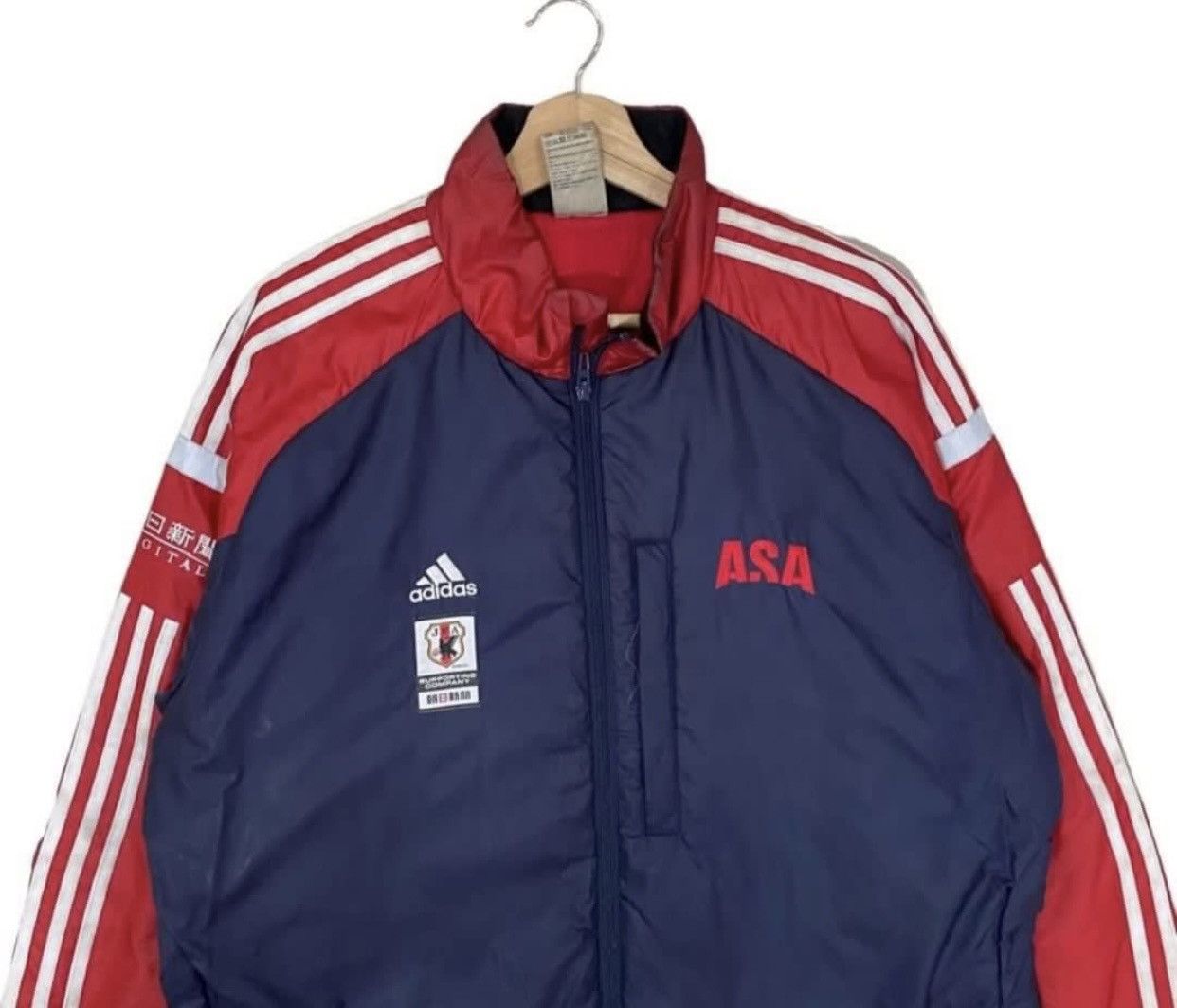 Adidas × Vintage 🔥VINTAGE ADIDAS X JAPAN FOOTBALL TEAM SAMPLE LIGHT JACKET Size US L / EU 52-54 / 3 - 3 Thumbnail