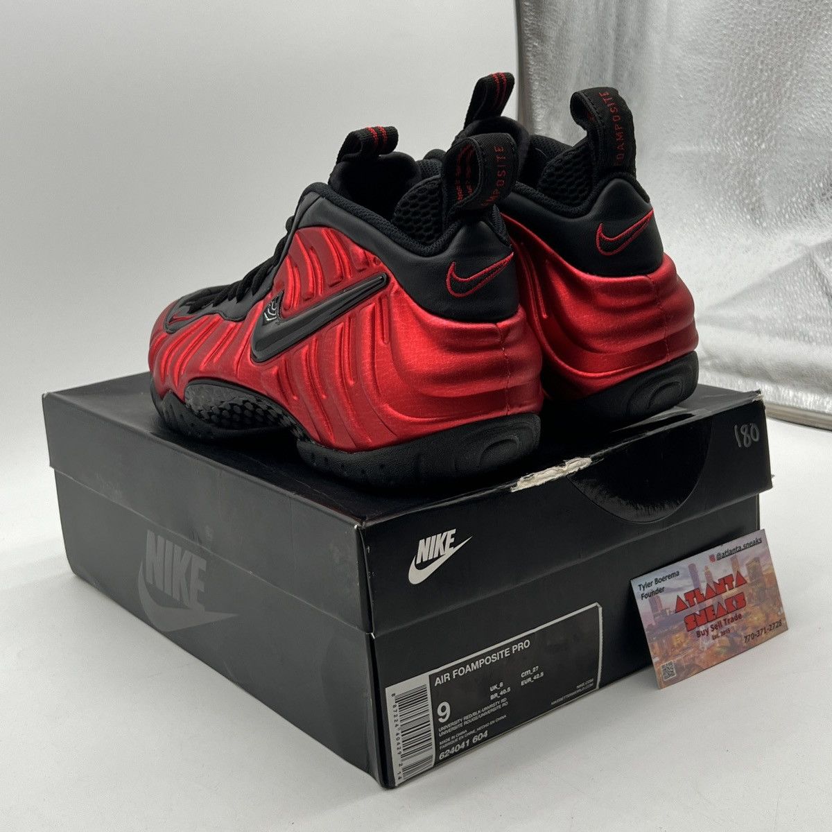 Nike Air Foamposite pro university red Size US 9 / EU 42 - 4 Thumbnail