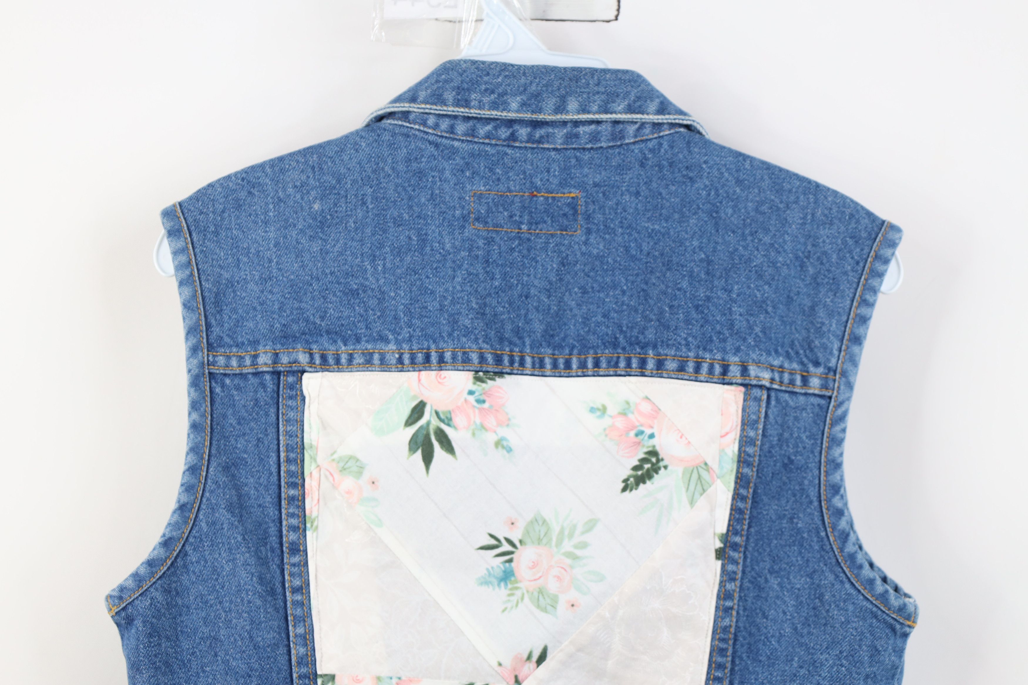 Vintage Vintage 90s Y2K The Limited Bella Zip Denim Vest Jacket USA Size S / US 4 / IT 40 - 11 Thumbnail