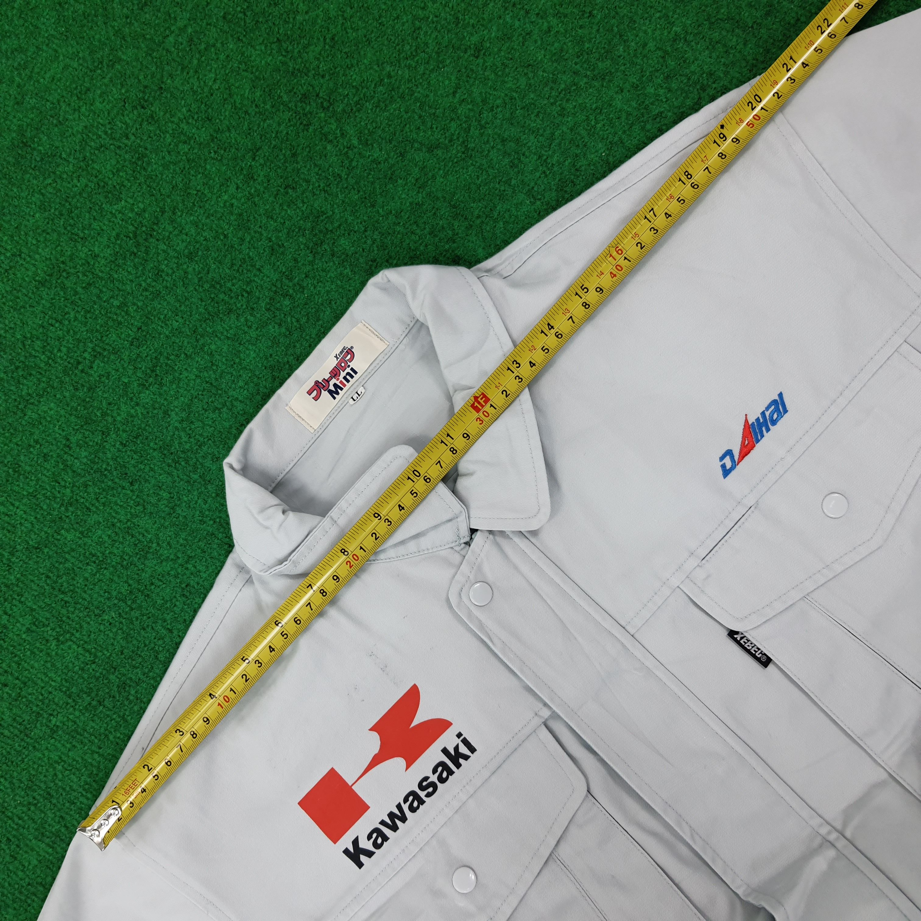 Japanese Brand × Vintage Vintage KAWASAKI Japan Motorsports Racing Jacket C233N14 Size US L / EU 52-54 / 3 - 10 Thumbnail