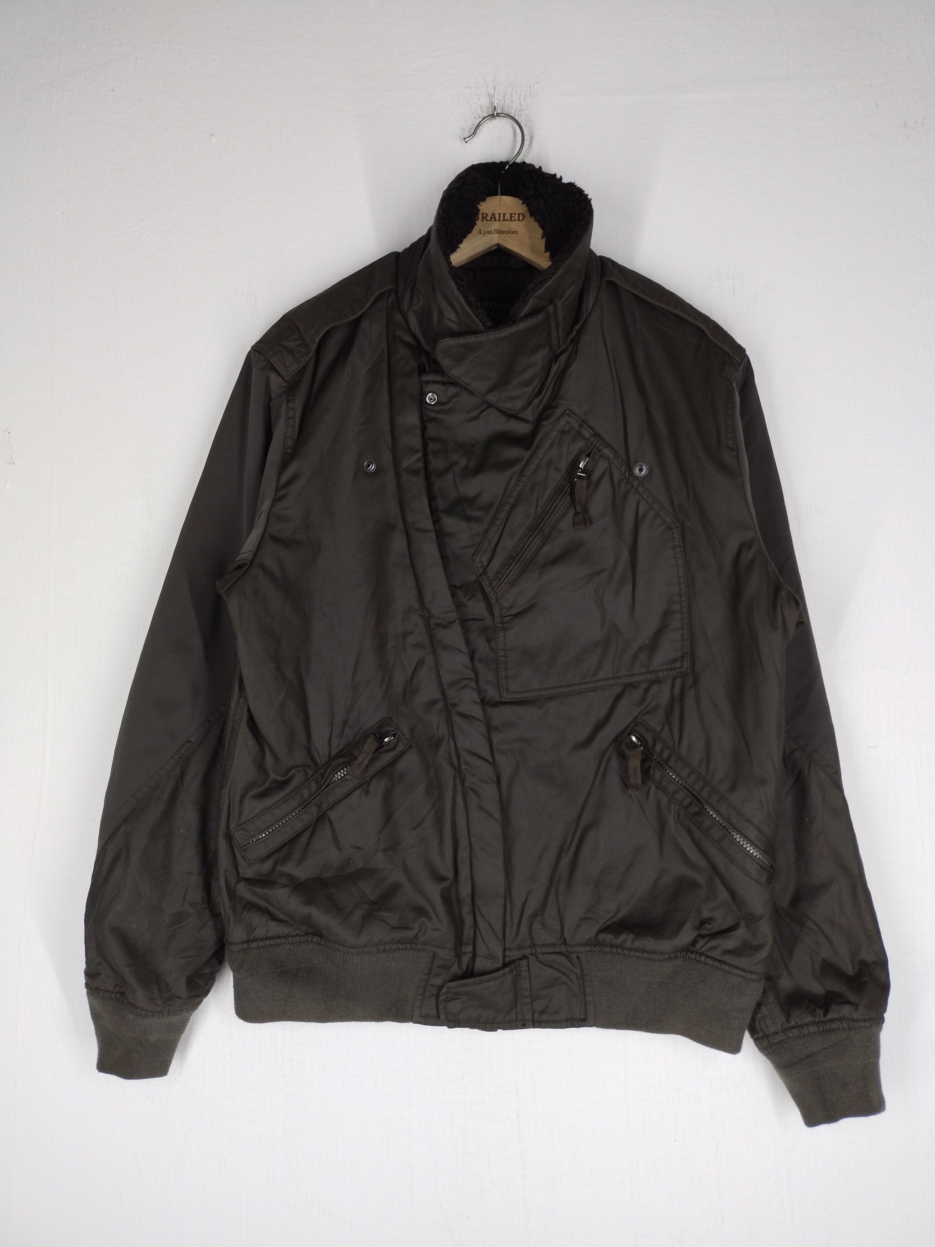 Japanese Brand Quality Garment Type 20-09 Uniqlo Bikers Jacket Men's Size US M / EU 48-50 / 2 - 1 Thumbnail