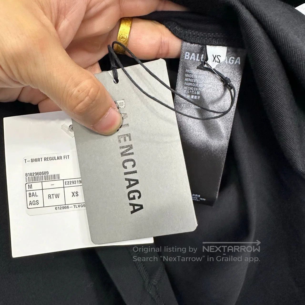 Balenciaga balenciaga london black short sleeve t. Size US XS / EU 42 / 0 - 4 Thumbnail