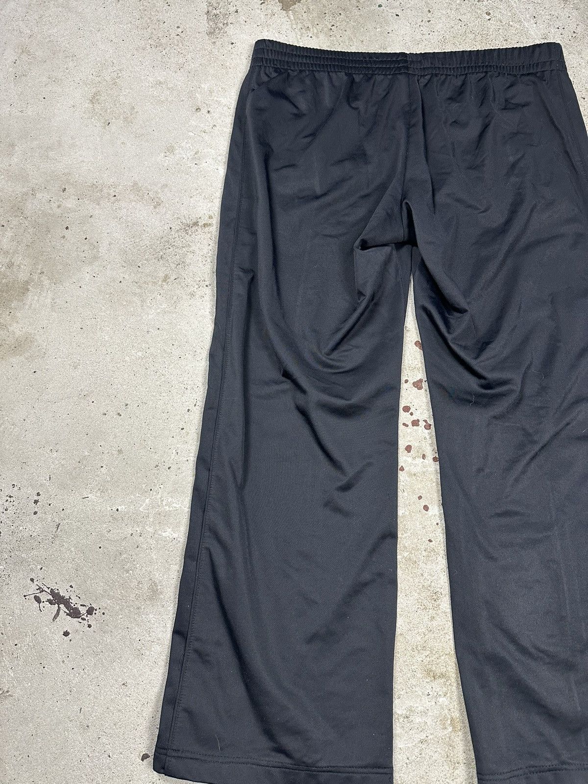 Nike × Vintage Vintage Y2K Nike Baggy Black Track Pants Swoosh Size US 35 - 11 Thumbnail