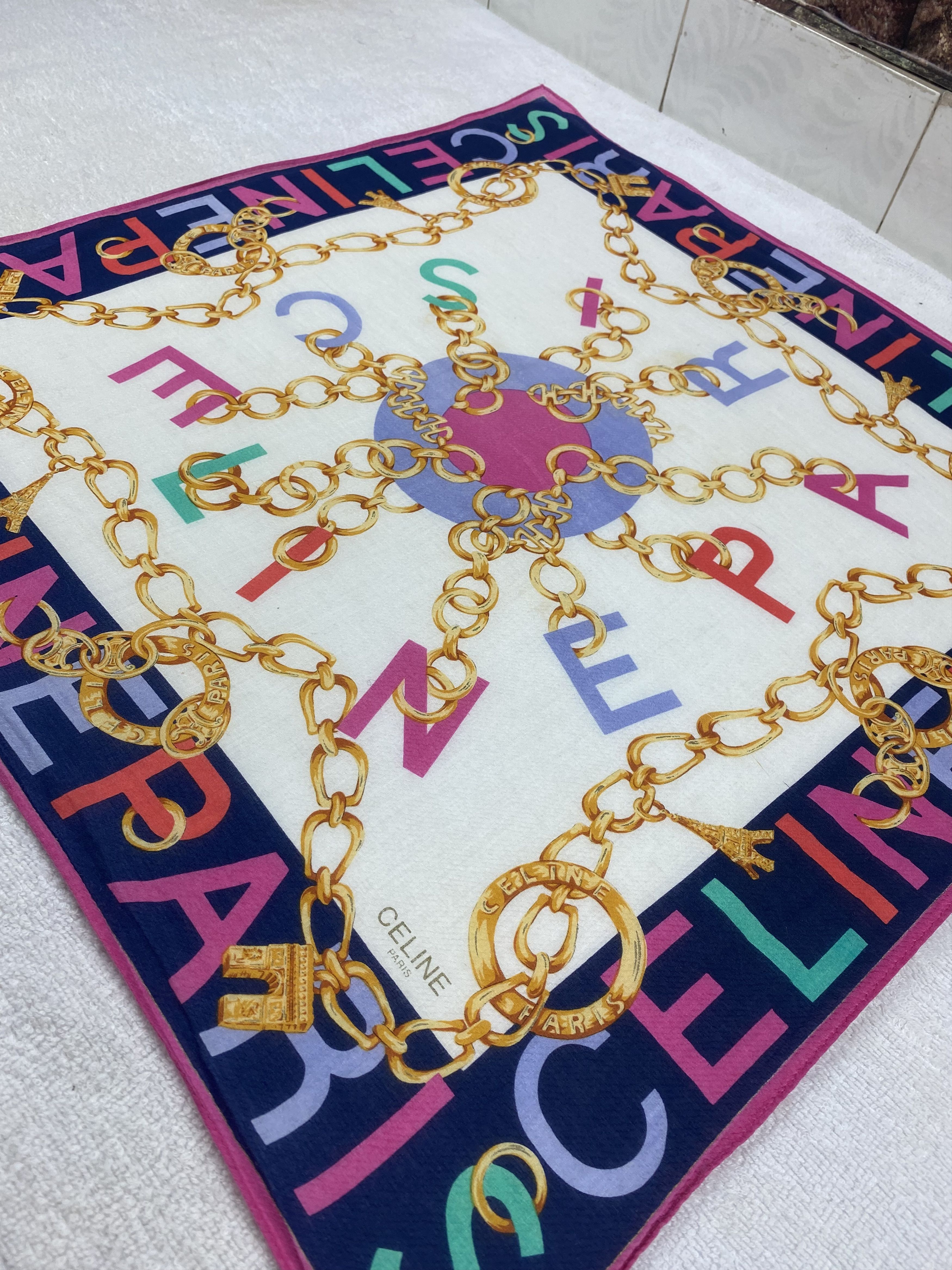 Celine Celine Handkerchief / Bandana / Neckerchief Size ONE SIZE - 4 Thumbnail