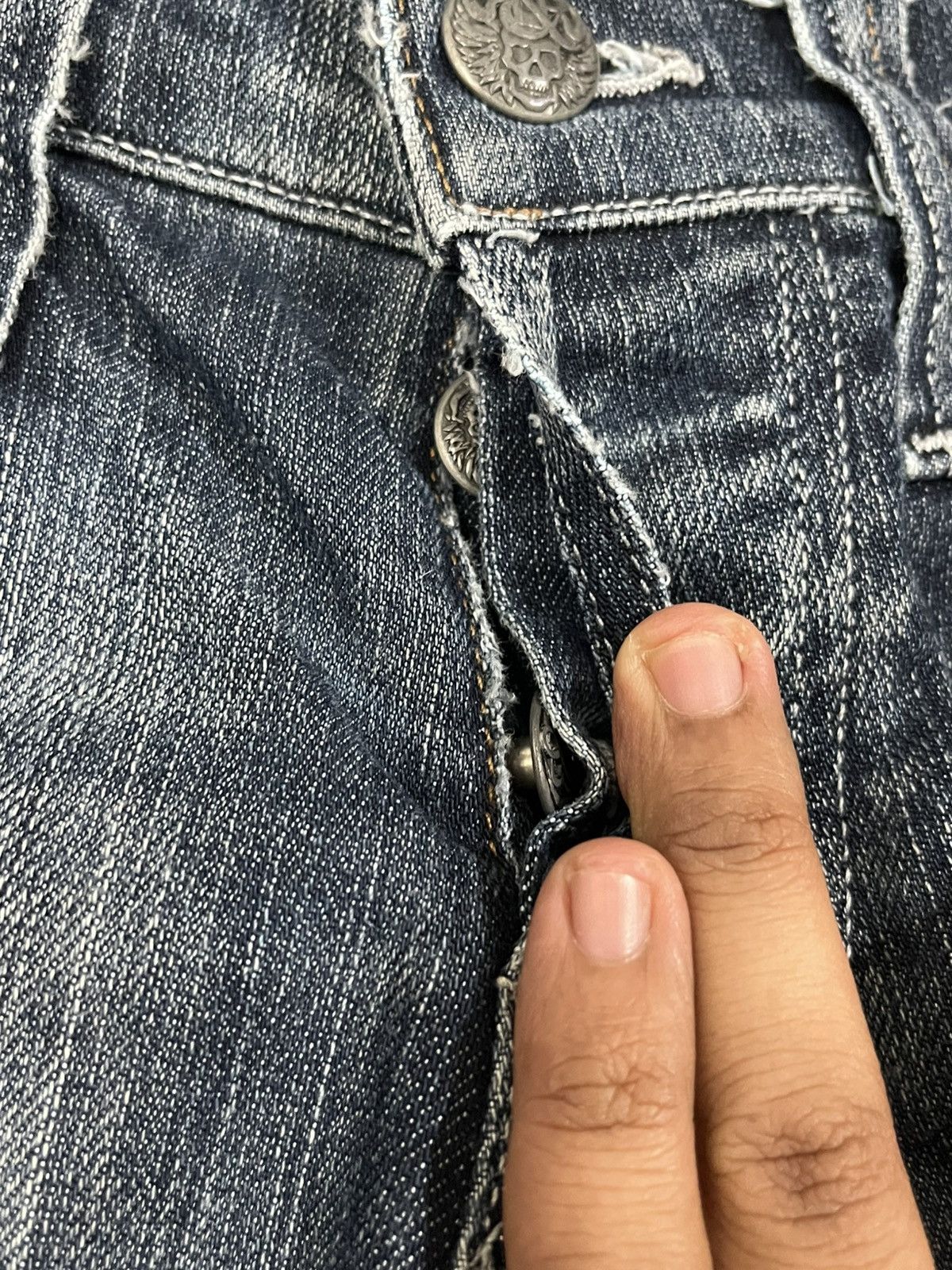 Rock & Republic Vintage Rock and Republic Flare Distressed Denim Size US 29 - 9 Thumbnail