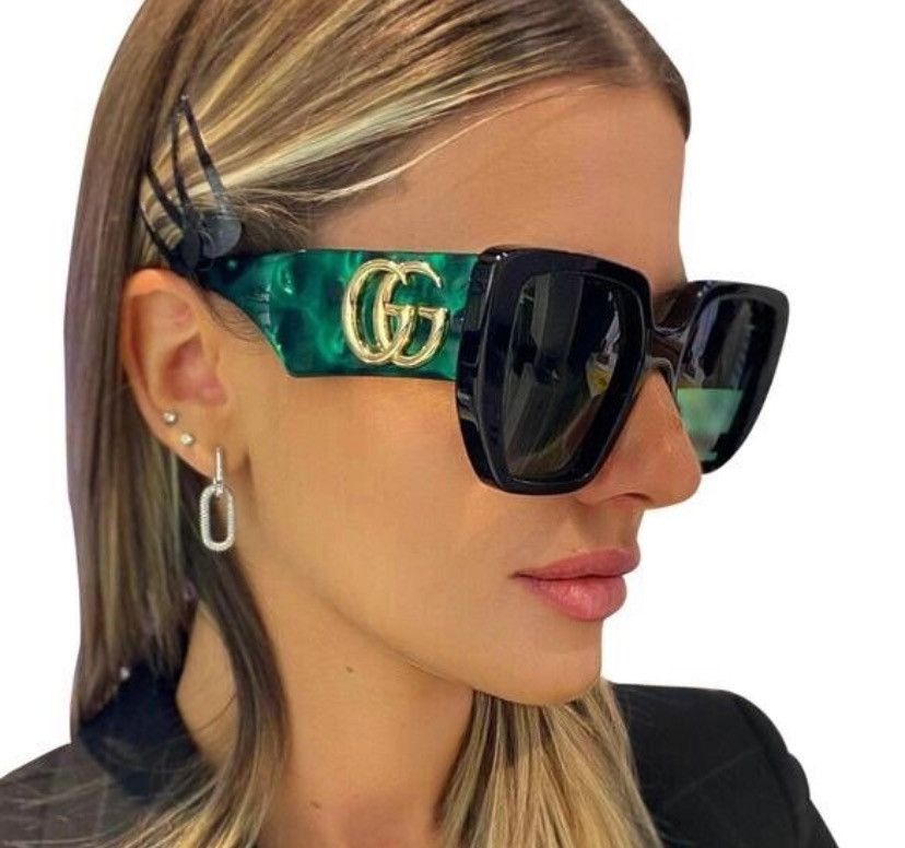 image of New Authentic Gucci Gg0956S 001 Oversized Sunglasses, Women's