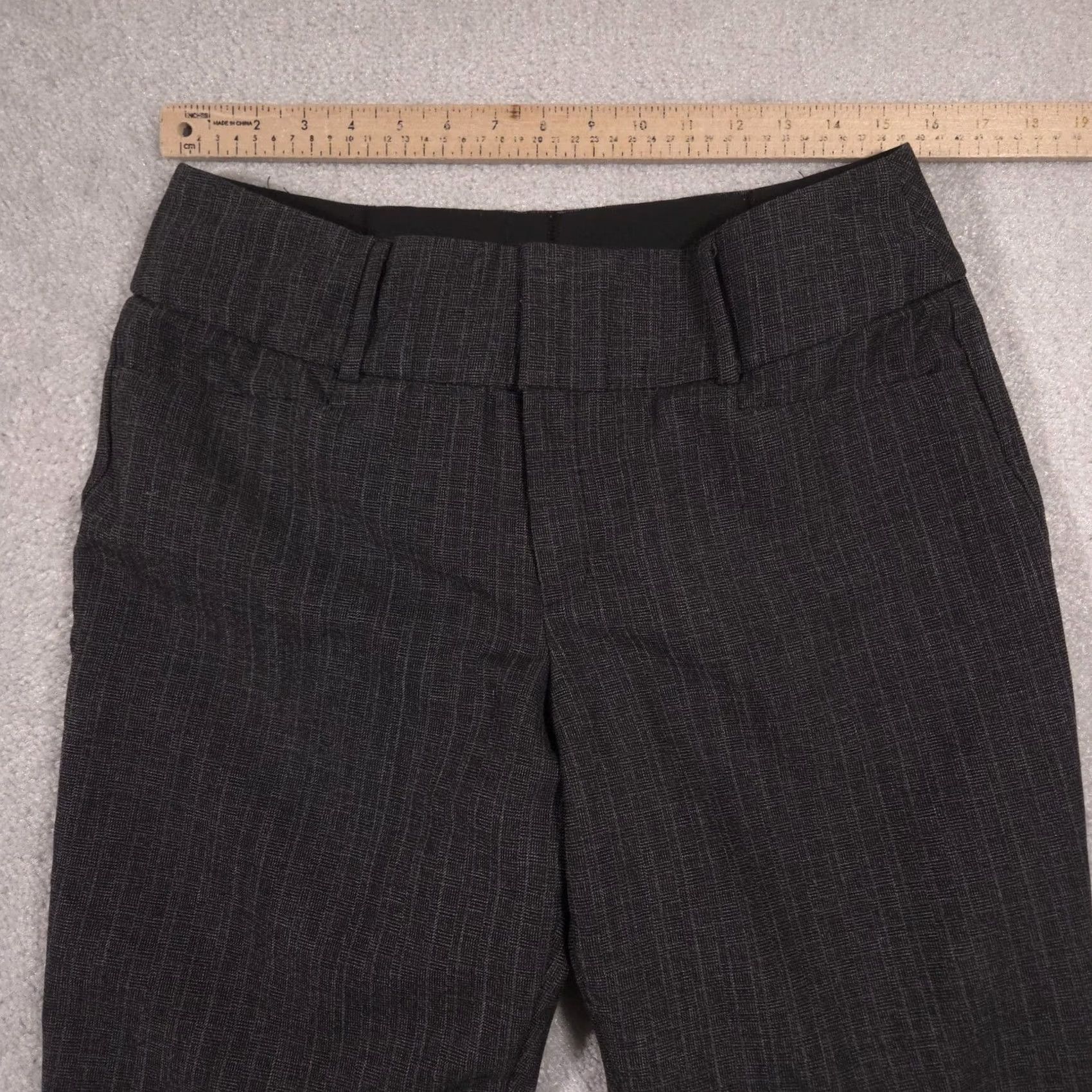 Nine West Nine West Dress Pants Womens 10 Gray Pinstripe Bootcut Twill Stretch Work Career Pant Dress Pants Size 32" / US 10 / IT 46 - 5 Thumbnail