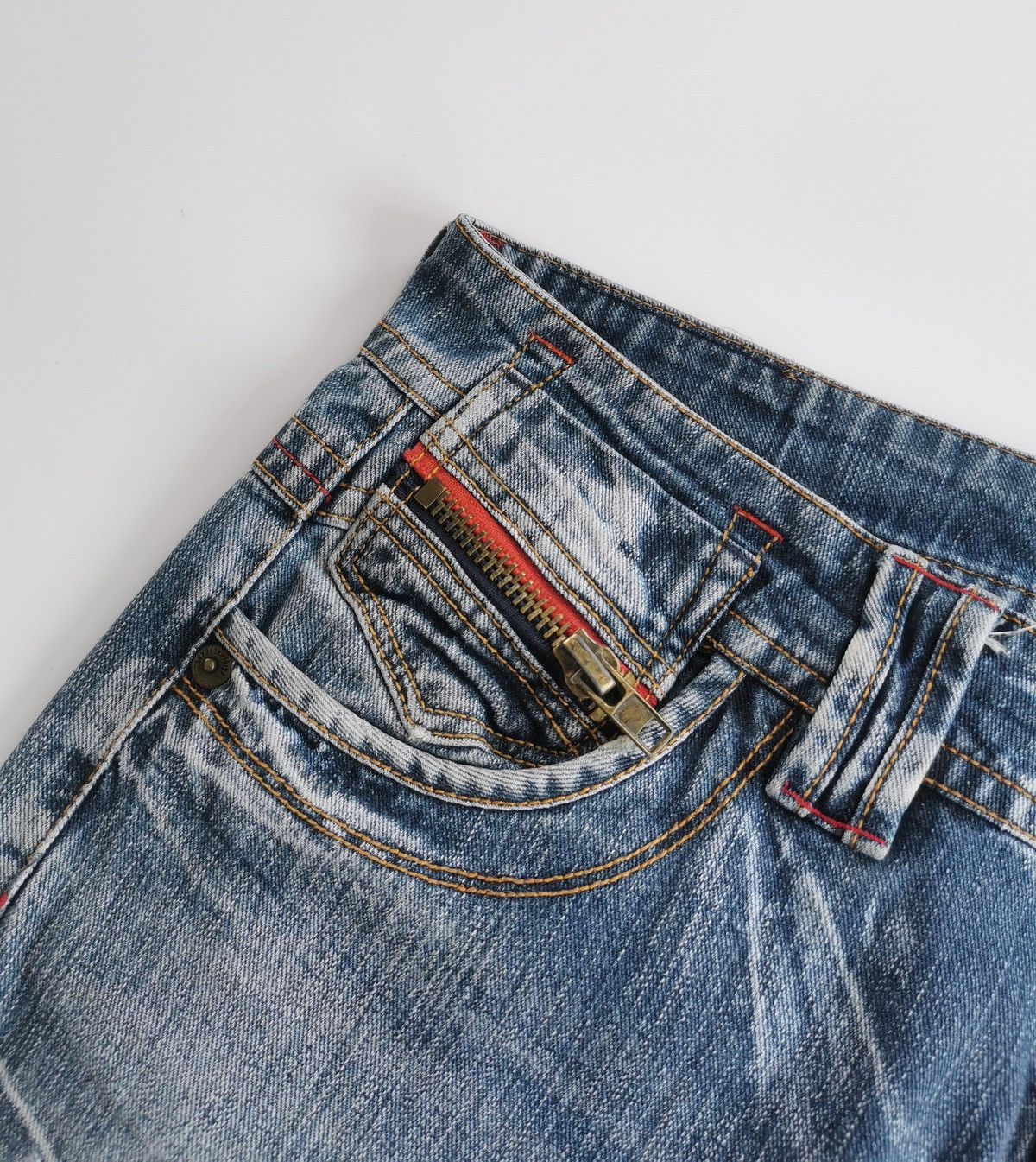 Japanese Brand Original Jeans E Pluribus Unum Zipper Jeans Size US 36 / EU 52 - 8 Thumbnail