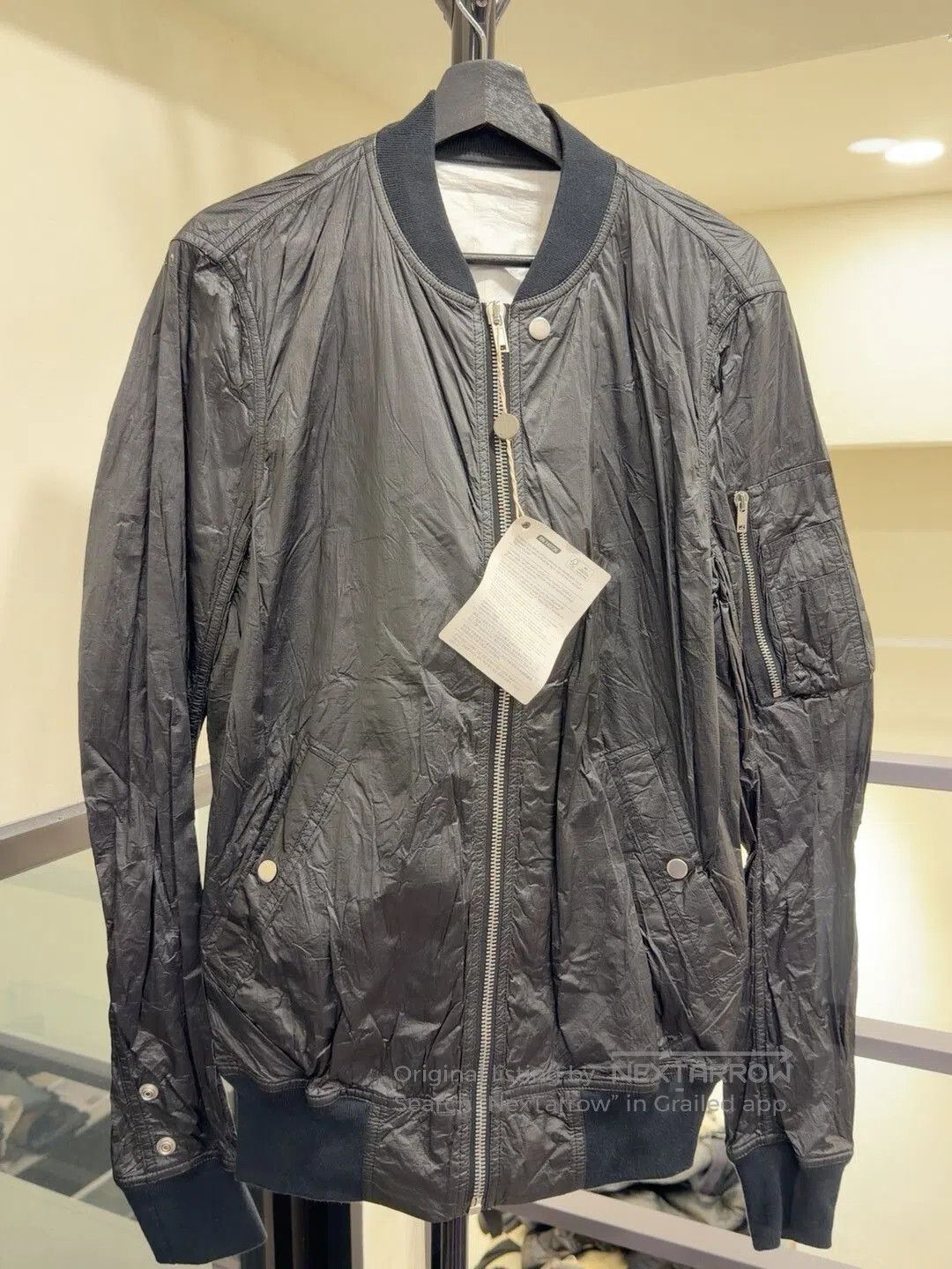 Rick Owens Rick Owens Black Flight Jacket Medium. Size US M / EU 48-50 / 2 - 1 Thumbnail