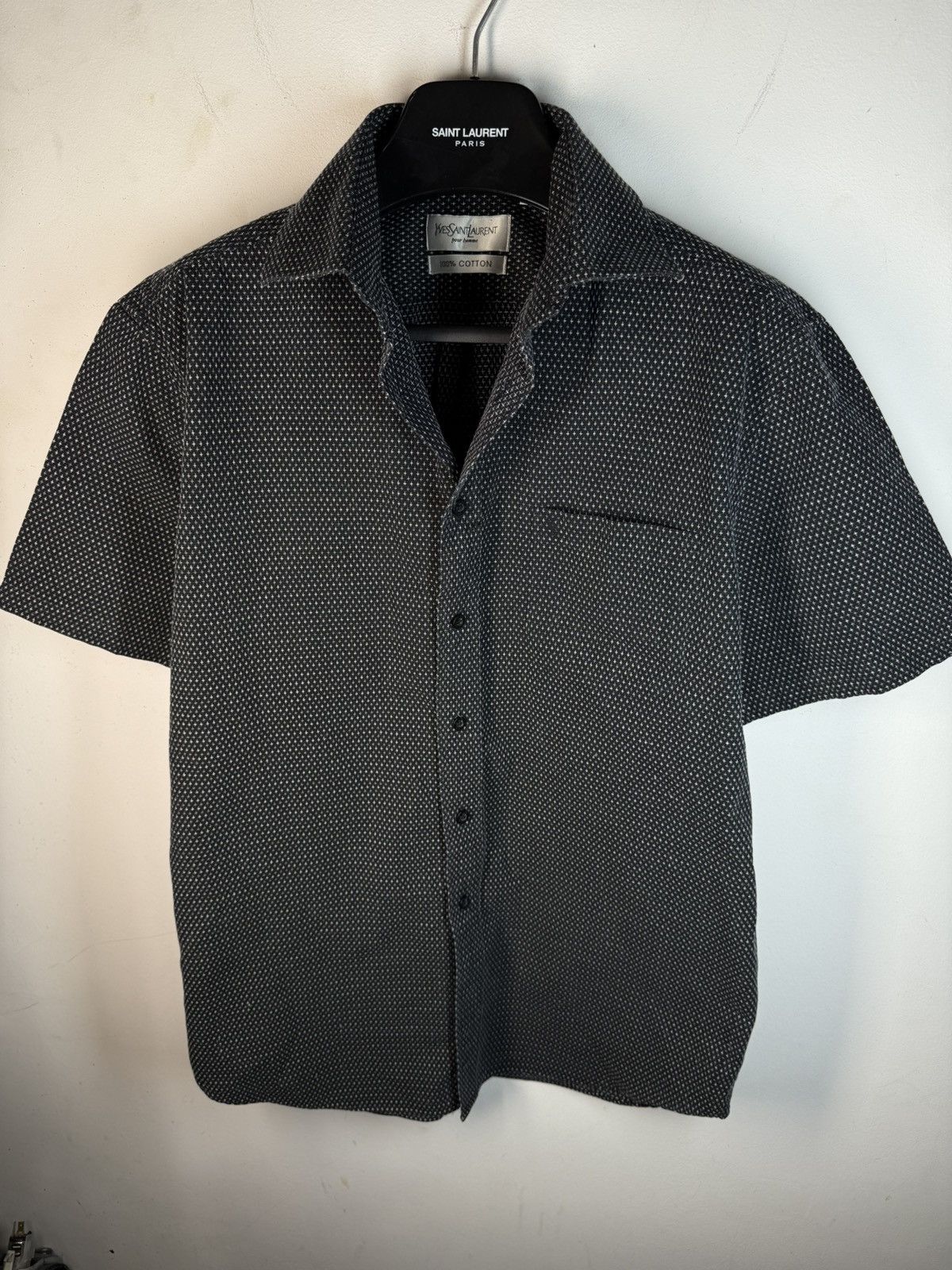 Yves Saint Laurent ♱ ♱ ♱ Crosses YSL Shirt Summer Size US M / EU 48-50 / 2 - 7 Thumbnail