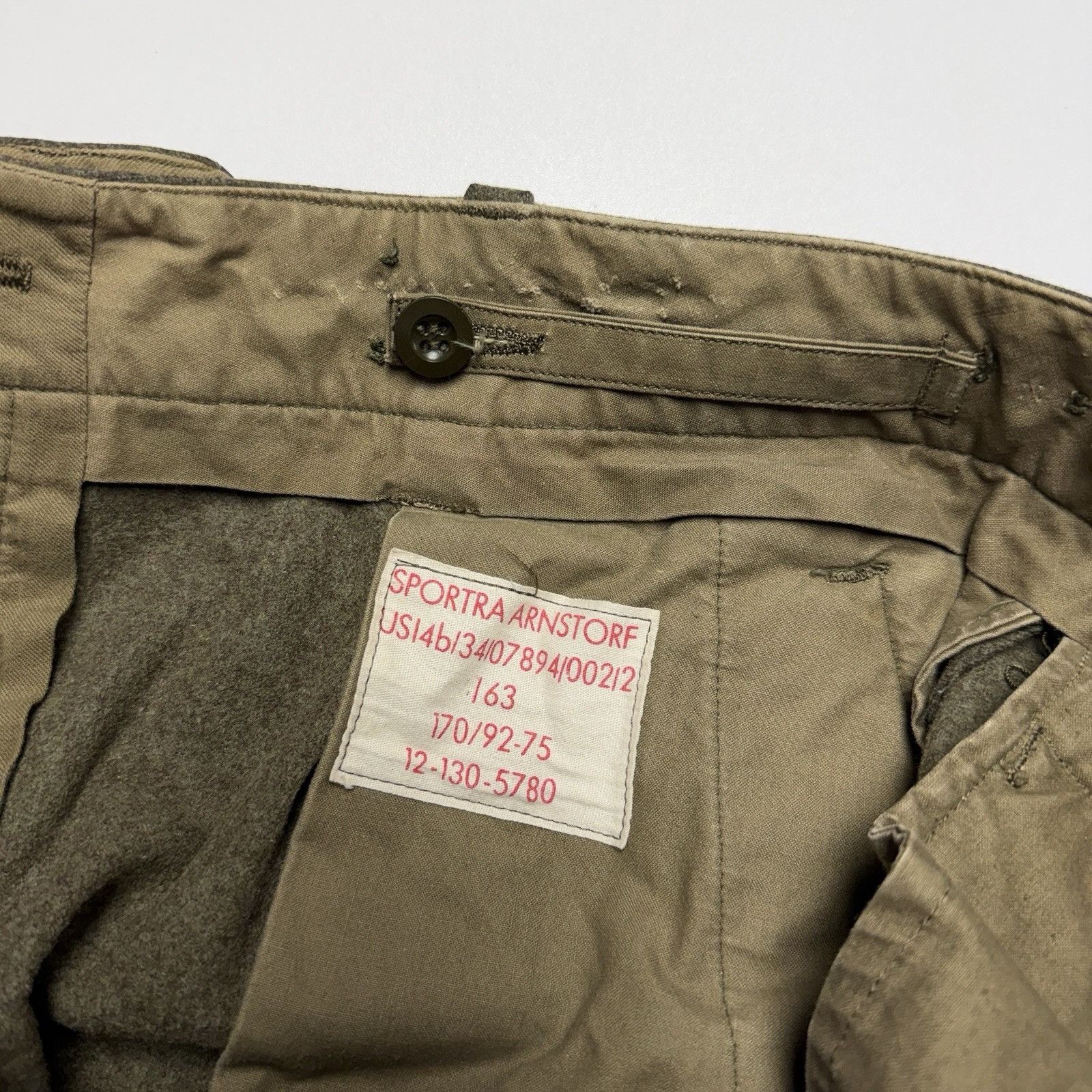 Vintage Vintage Sportra Arnstorf 100% Wool Pants Heavyweight 38x28.5 Size US 38 / EU 54 - 12 Thumbnail