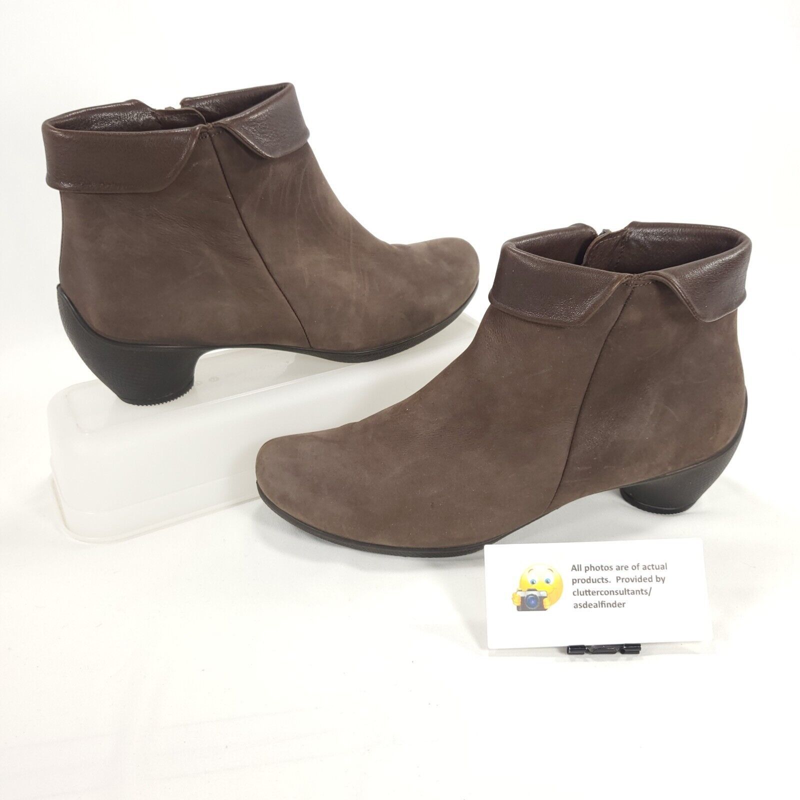 Ecco Ecco Casual Side Zip Ankle Boot Women Size 8.5 P245693258942 Size US 8.5 / IT 38.5 - 5 Thumbnail