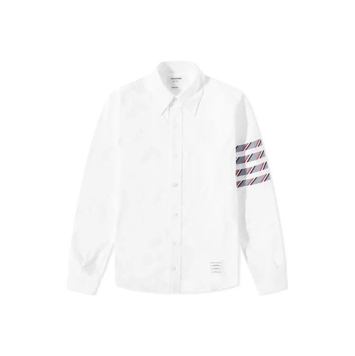Thom Browne Thom Browne Classic Long Sleeve Shirt for Men Size US M / EU 48-50 / 2 - 1 Thumbnail