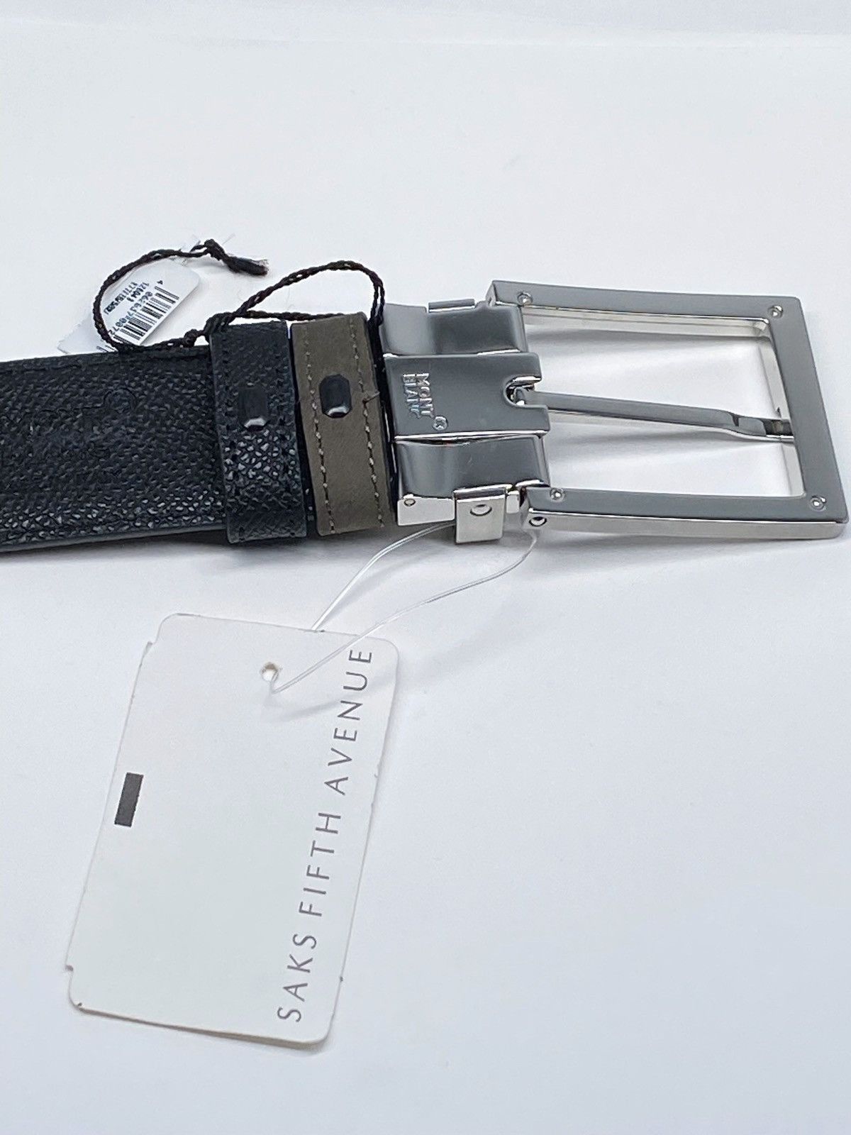 Montblanc Montblanc Trapeze Adjustable & Reversible Leather Belt Size ONE SIZE - 7 Thumbnail