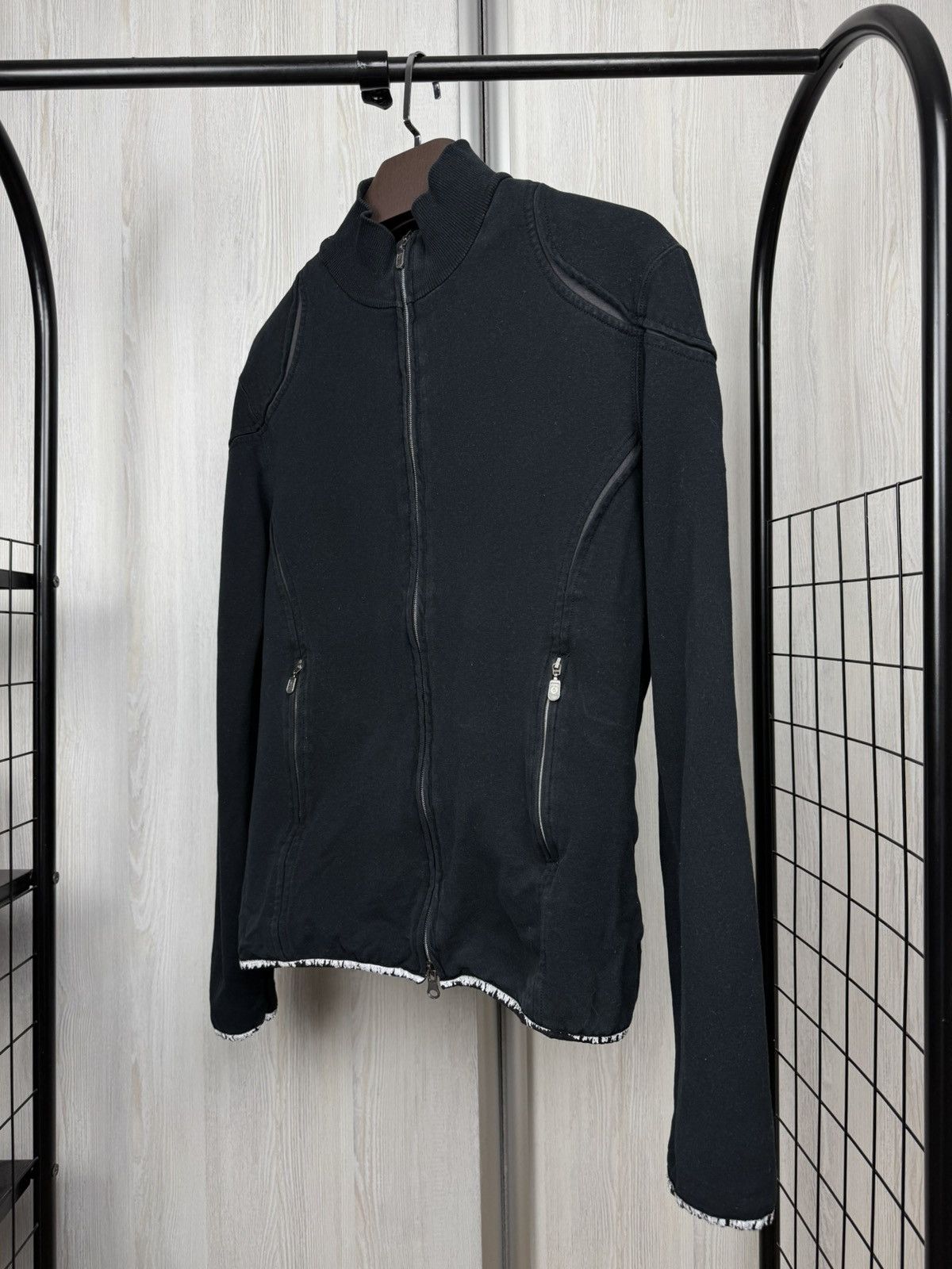 Belstaff Belstaff vintage big logo black full double zip sweater Size US M / EU 48-50 / 2 - 8 Thumbnail
