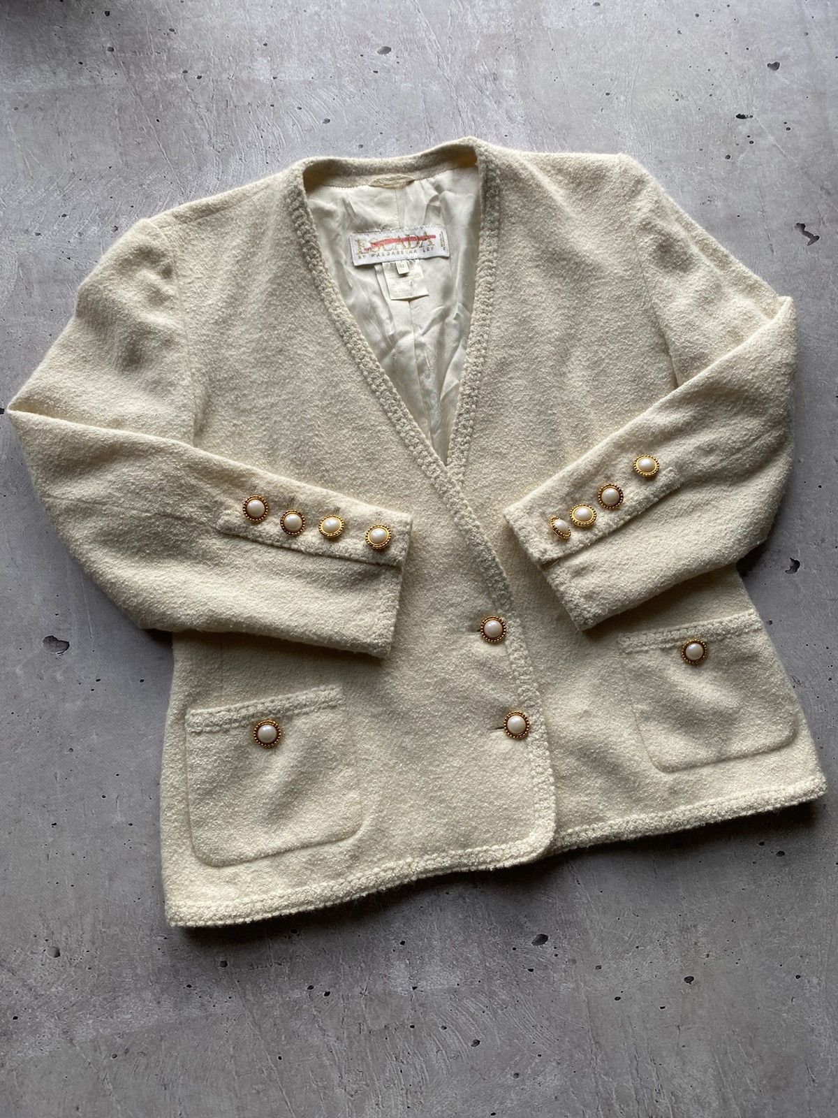 Escada Rare Escada by Margaretha Ley Schurwolle Alpaka Wool Blazer Size M / US 6-8 / IT 42-44 - 1 Thumbnail