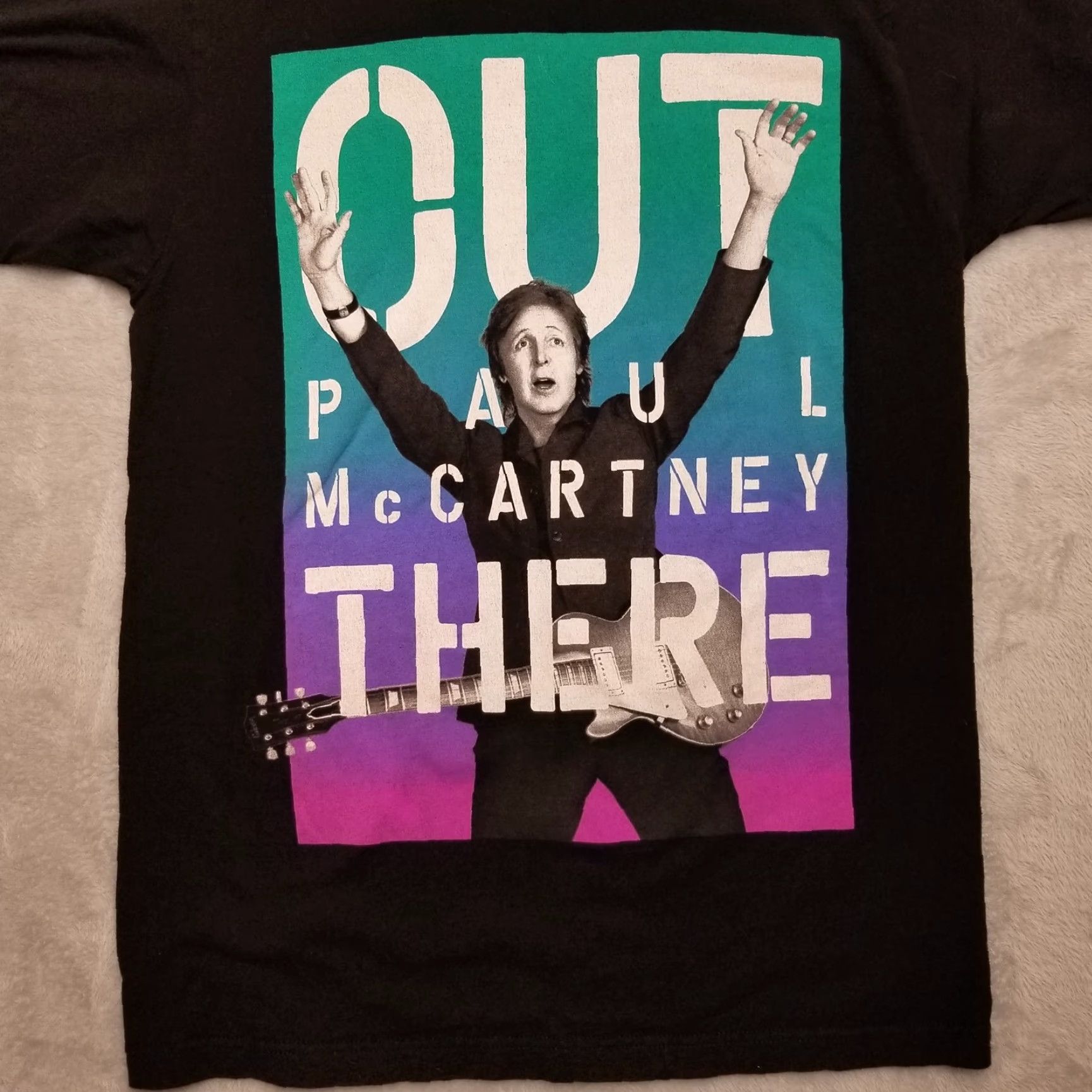 Vintage VINTAGE Paul McCartney Shirt Men M Black Short Sleeve Concert Missoula MT Out There Mens Size US M / EU 48-50 / 2 - 3 Thumbnail