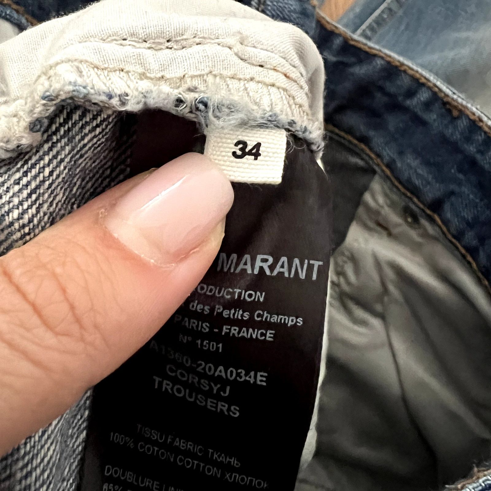 Isabel Marant etoile isabel marant Corsy J trousers jeans womens Size 26" / US 2 / IT 38 - 6 Thumbnail