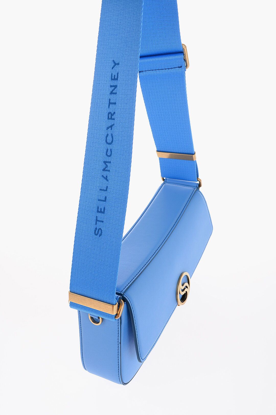 Stella McCartney og1mm0824 Size: OS / Faux Leather Shoulder Bag in Blue Size ONE SIZE - 3 Thumbnail