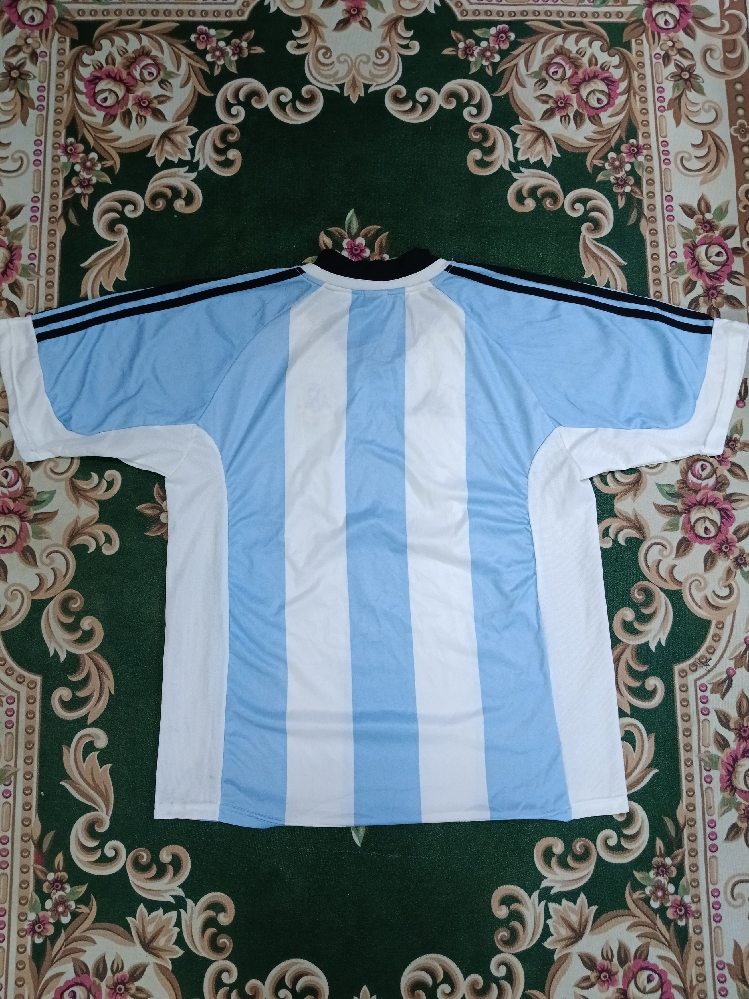 Adidas × Vintage VINTAGE Y2K ARGENTINA JERSEY Size US L / EU 52-54 / 3 - 3 Thumbnail