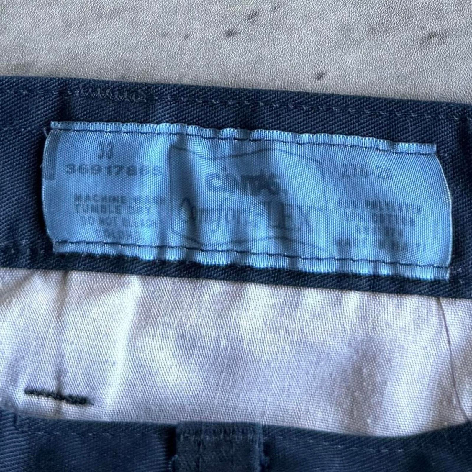 Cintas × Japanese Brand × Vintage Vintage Y2K Carhartt Style Navy Blue Distressed Cargo Pants Size US 32 / EU 48 - 3 Thumbnail