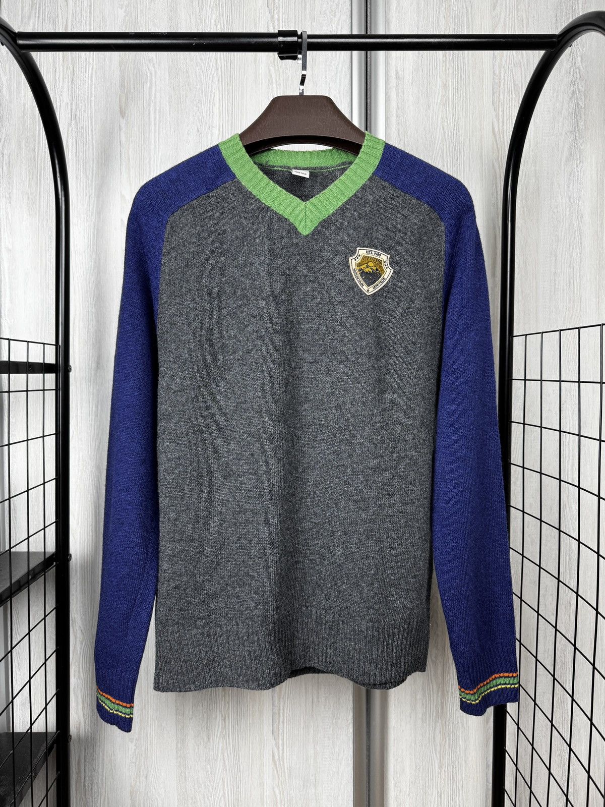 Bogner Bogner Fire + Ice multicolor wool ornament sweater jumper Size US M / EU 48-50 / 2 - 1 Thumbnail
