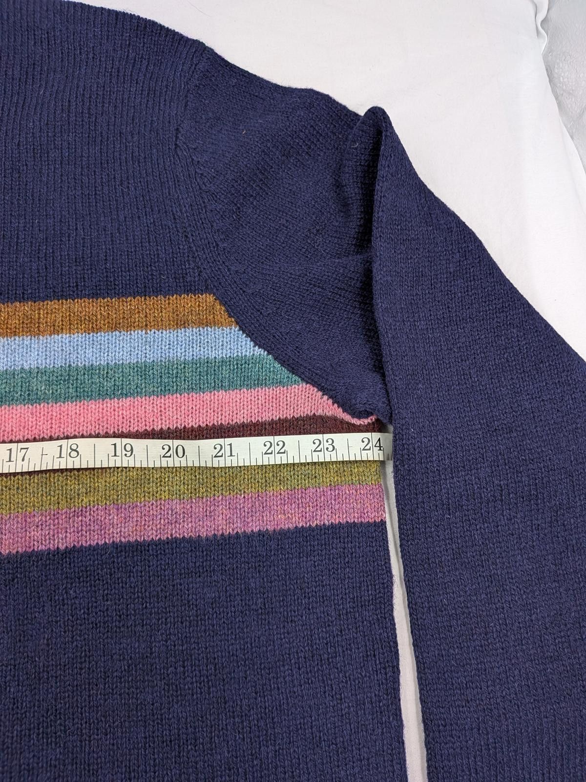 Brooks Brothers Brooks Brothers XL Purple Striped Sweater - Depilled MINT Size US XL / EU 56 / 4 - 2 Thumbnail