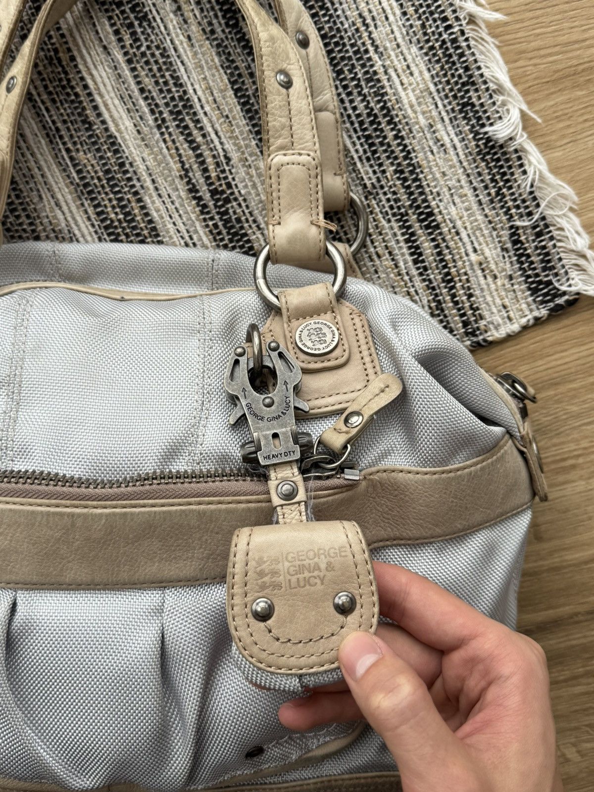 George Gina & Lucy GGL GEORGE GINA & LUCY Hobo Bag Gray Woman Soft Tote Bag Size ONE SIZE - 6 Thumbnail