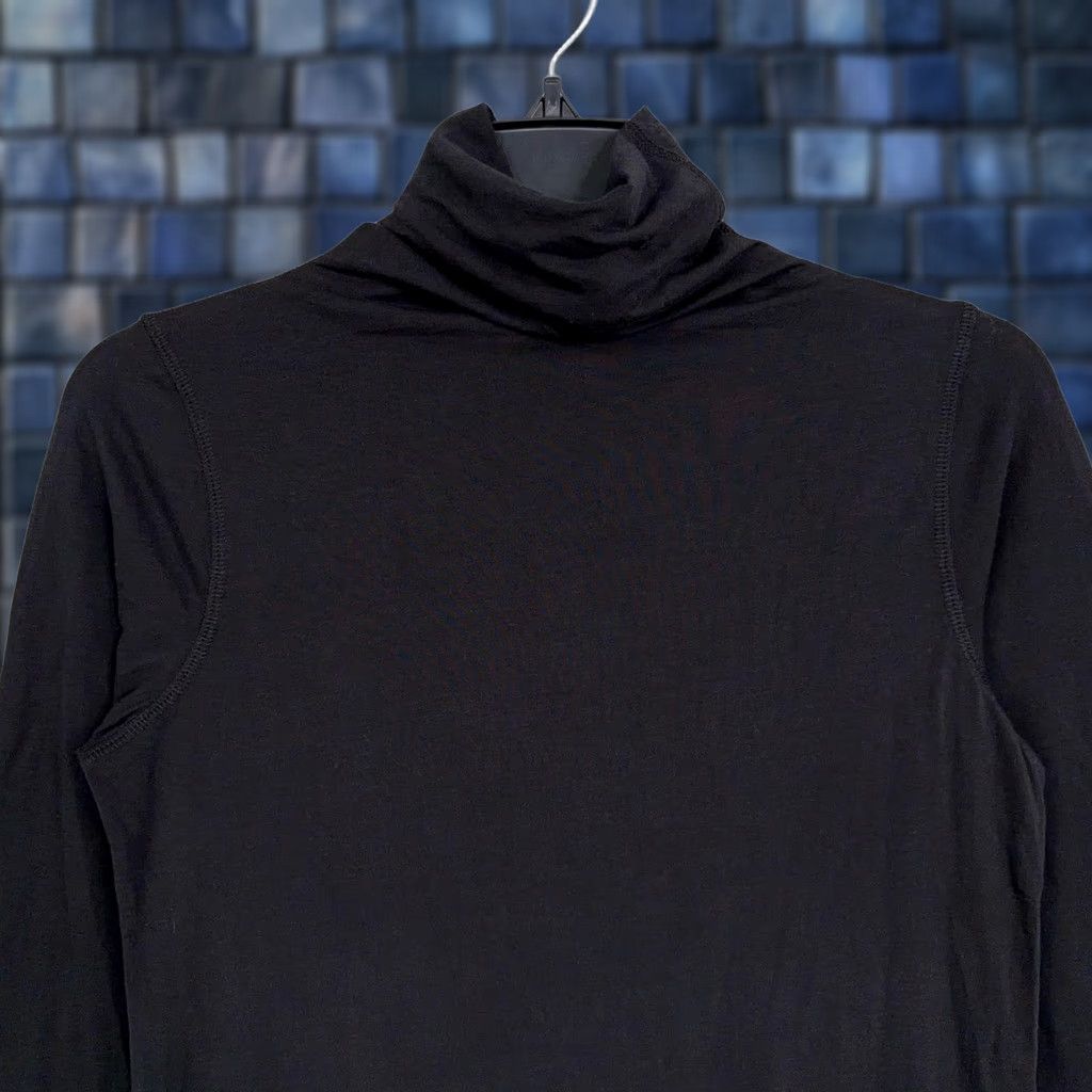 Vince Vince Shirt Womens Medium Black Pima Cotton Turtleneck Long Sleeve Stretch Top Capsule Size M / US 6-8 / IT 42-44 - 1 Thumbnail