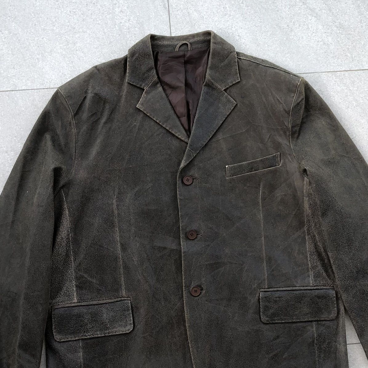 Valentino Vintage Dan Valentino Paris Leather Coat / Jacket Size US XXL / EU 58 / 5 - 3 Thumbnail
