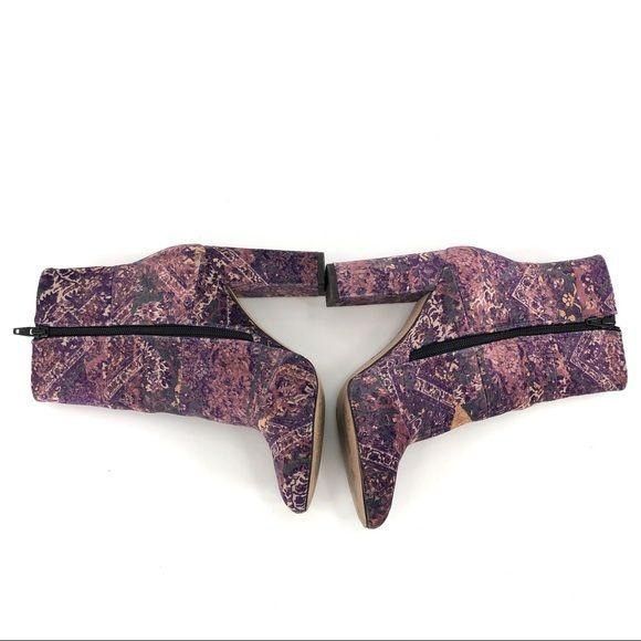 BCBGeneration BCBGeneration Retro 70s Ankle Booties Sz 7 Glam GoGo Purple Size US 7 / IT 37 - 4 Thumbnail