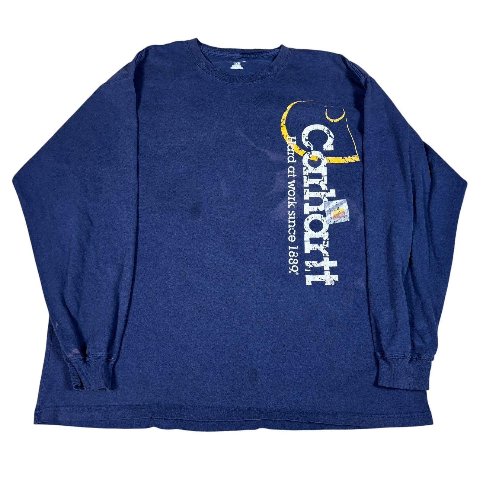 Carhartt y2k 2000s grunge style Carhartt longsleeve tshirt XXL Size US XXL / EU 58 / 5 - 1 Thumbnail