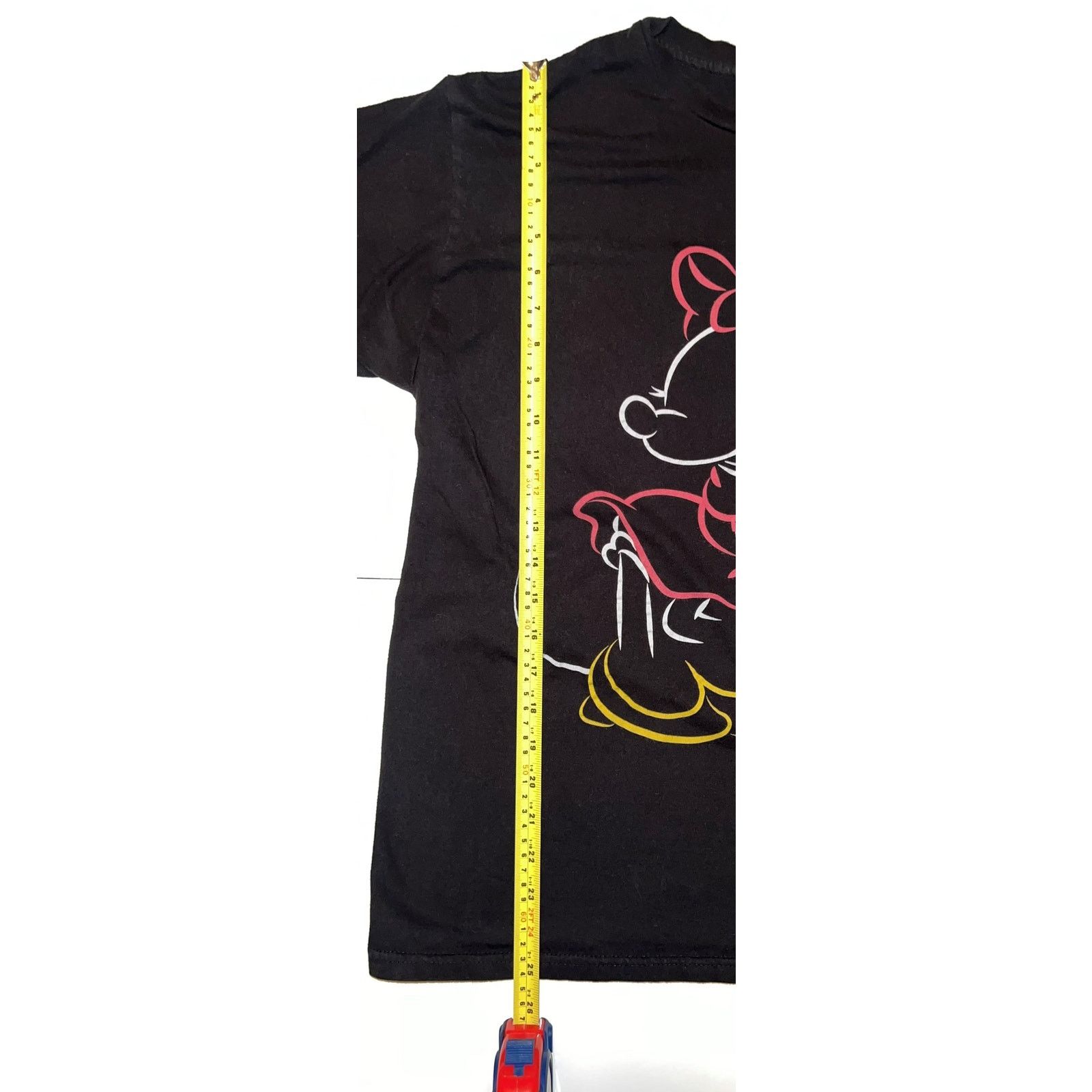 Disney Disney Minnie Mouse Neon Silhouette Black Shirt Size L / US 10 / IT 46 - 7 Thumbnail
