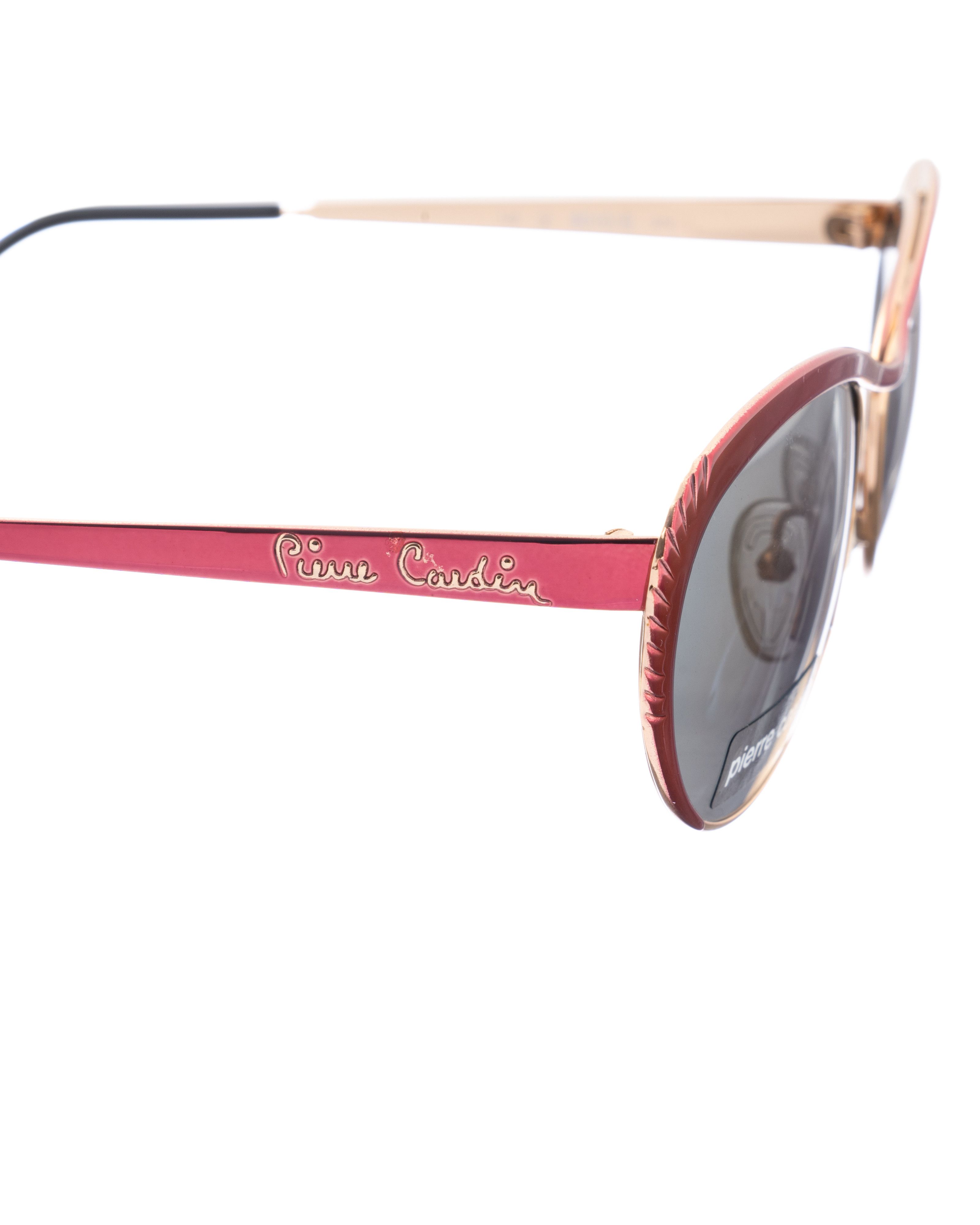 Pierre Cardin Pierre Cardin 00s Pink Cat Eye Sunglasses Size ONE SIZE - 3 Thumbnail