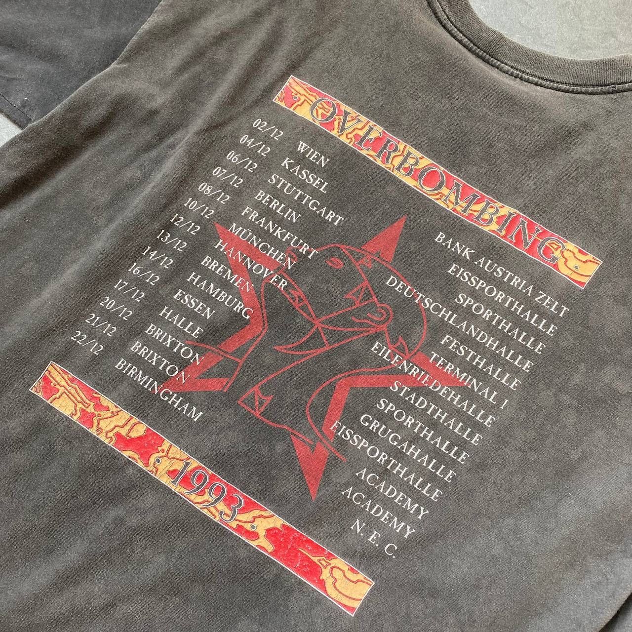 Band Tees Vintage The Sisters of Mercy Overbombing 1993 rare band tee Size US XL / EU 56 / 4 - 12 Thumbnail