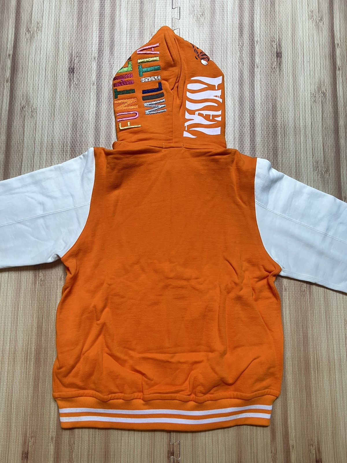 Bape NWT 2010 exclusive Tiger shark varsity hoodie orange Bape Size US M / EU 48-50 / 2 - 4 Thumbnail