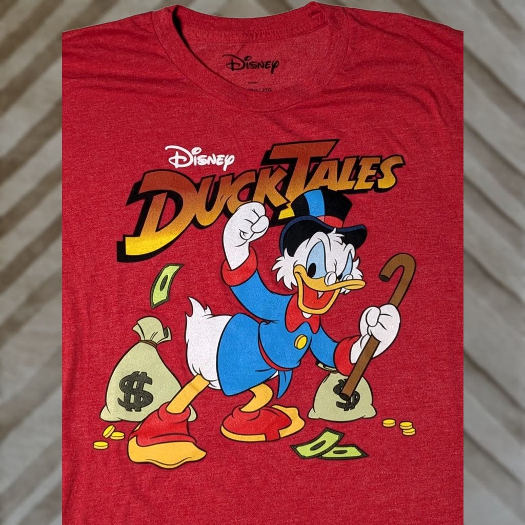 Disney Disney DuckTales Scrooge McDuck Women Size Plus 2X Red Graphic T-Shirt Size XXL / US 16-18 / IT 52-54 - 1 Thumbnail