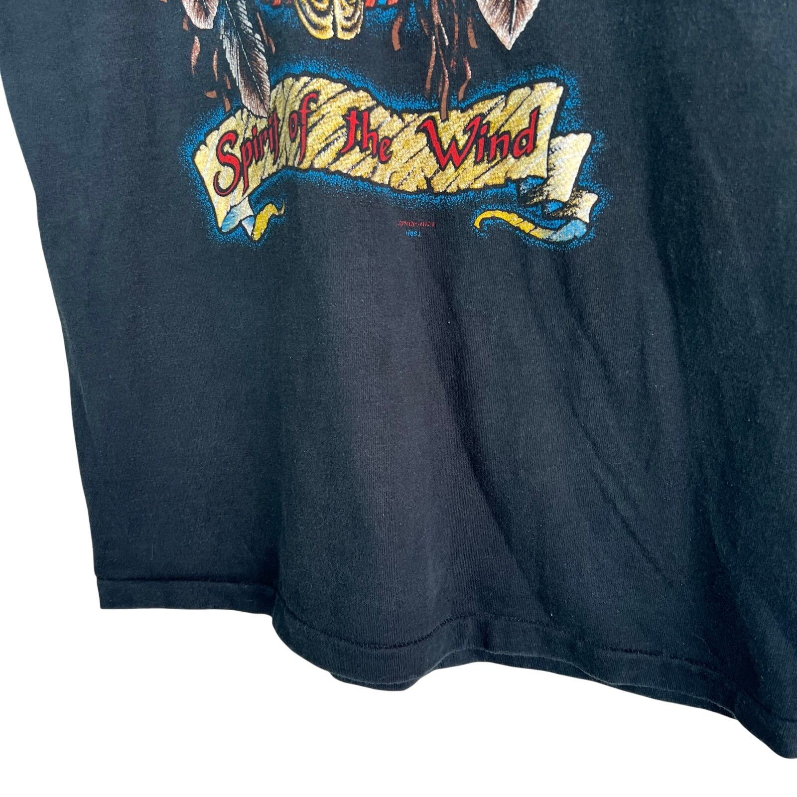 Unknown London Vintage Spirit Of The Wind 3D Emblem Black Shirt Large Size US L / EU 52-54 / 3 - 5 Thumbnail