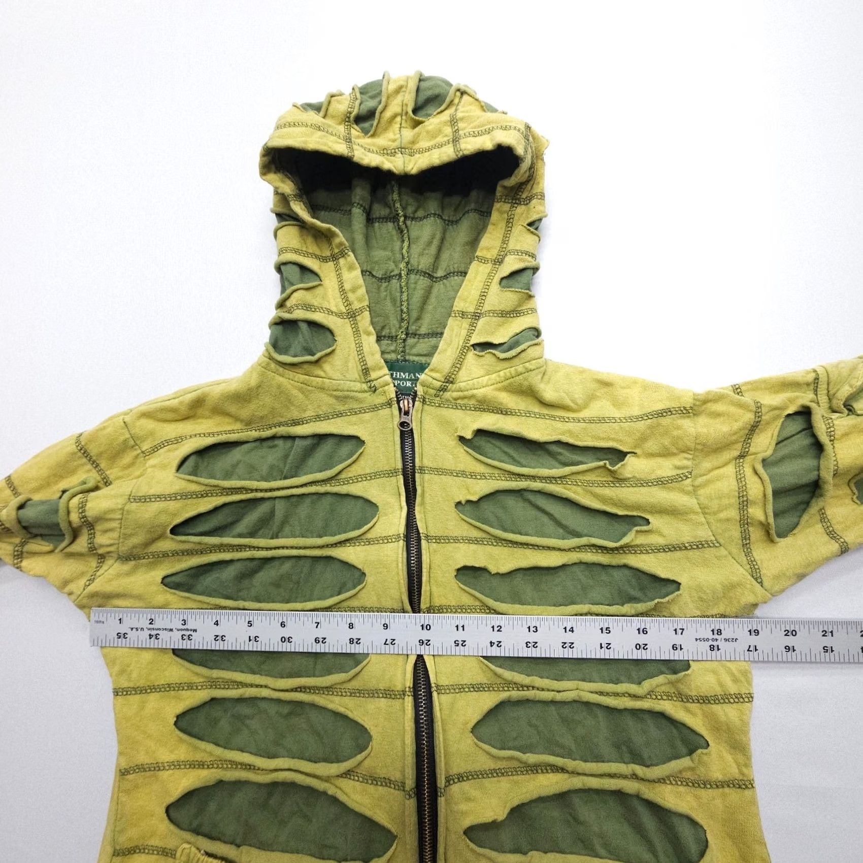 Kathmandu Kathmandu Imports Full Zip Hoodie Womens Medium Green Solid Pattern Vintage: No Slashed Pixie Festival Outdoor 90s Size M / US 6-8 / IT 42-44 - 6 Thumbnail