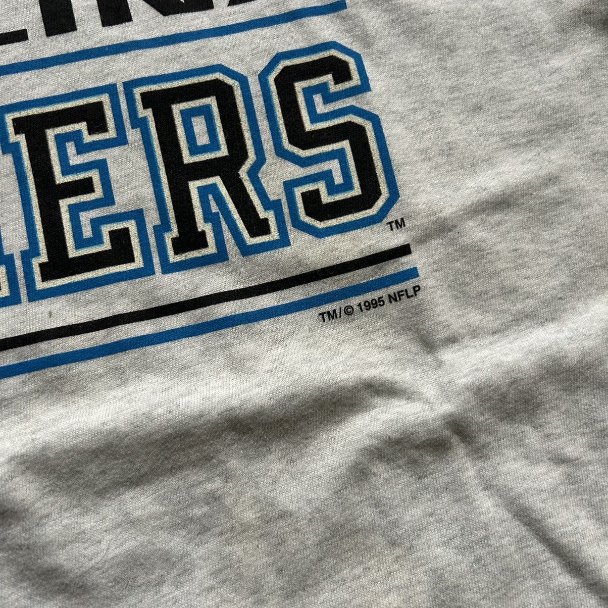 Vintage 1995 SALEM SPORTSWEAR CAROLiNA PANTHERS SiNGLE STiTCH ASH Size US XL / EU 56 / 4 - 7 Thumbnail