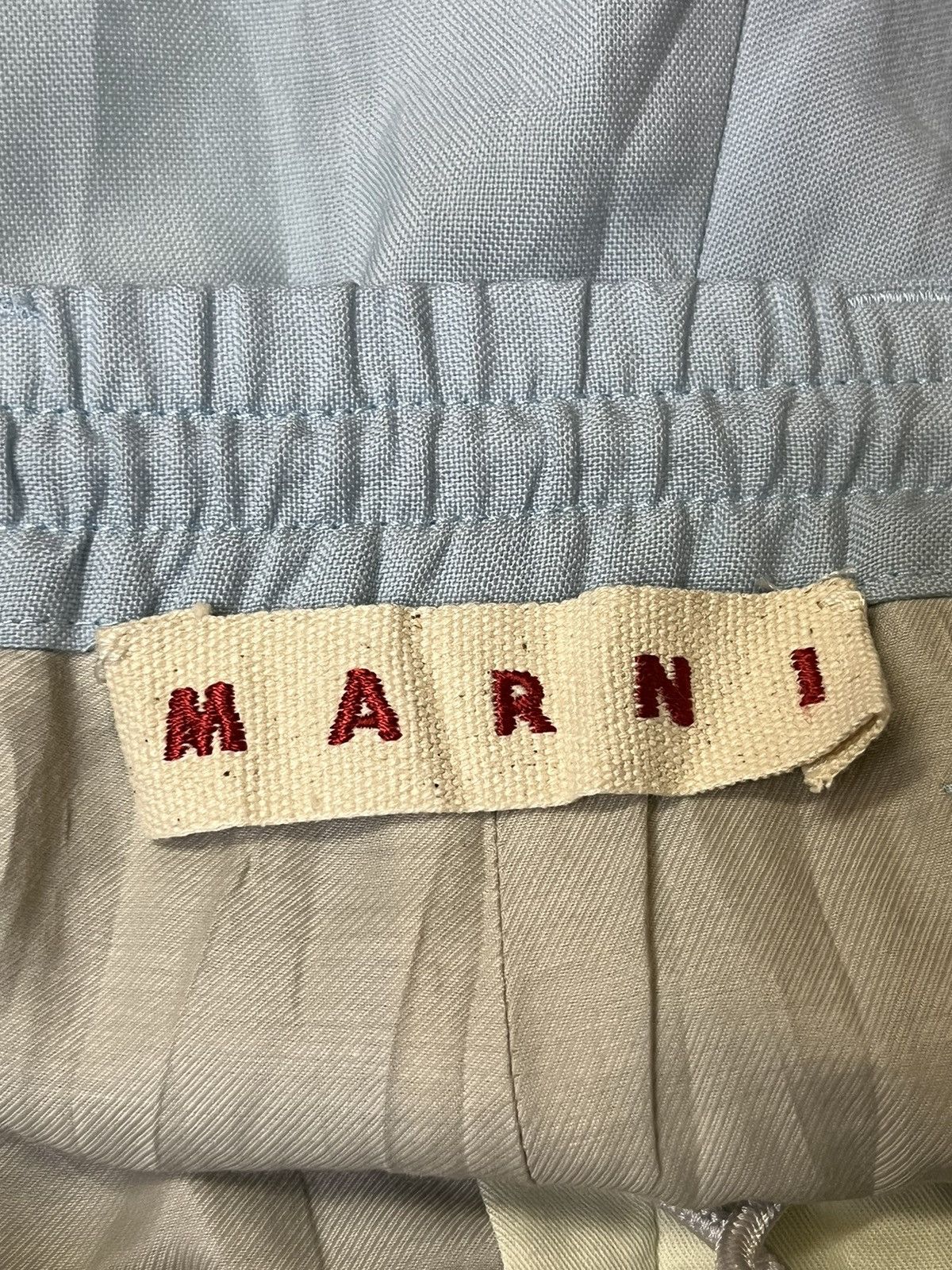 Marni CASUAL🔥NEW MARNI TAPERED DRAWSTRING “DEFECT” CASUAL PANT Size US 36 / EU 52 - 20 Thumbnail